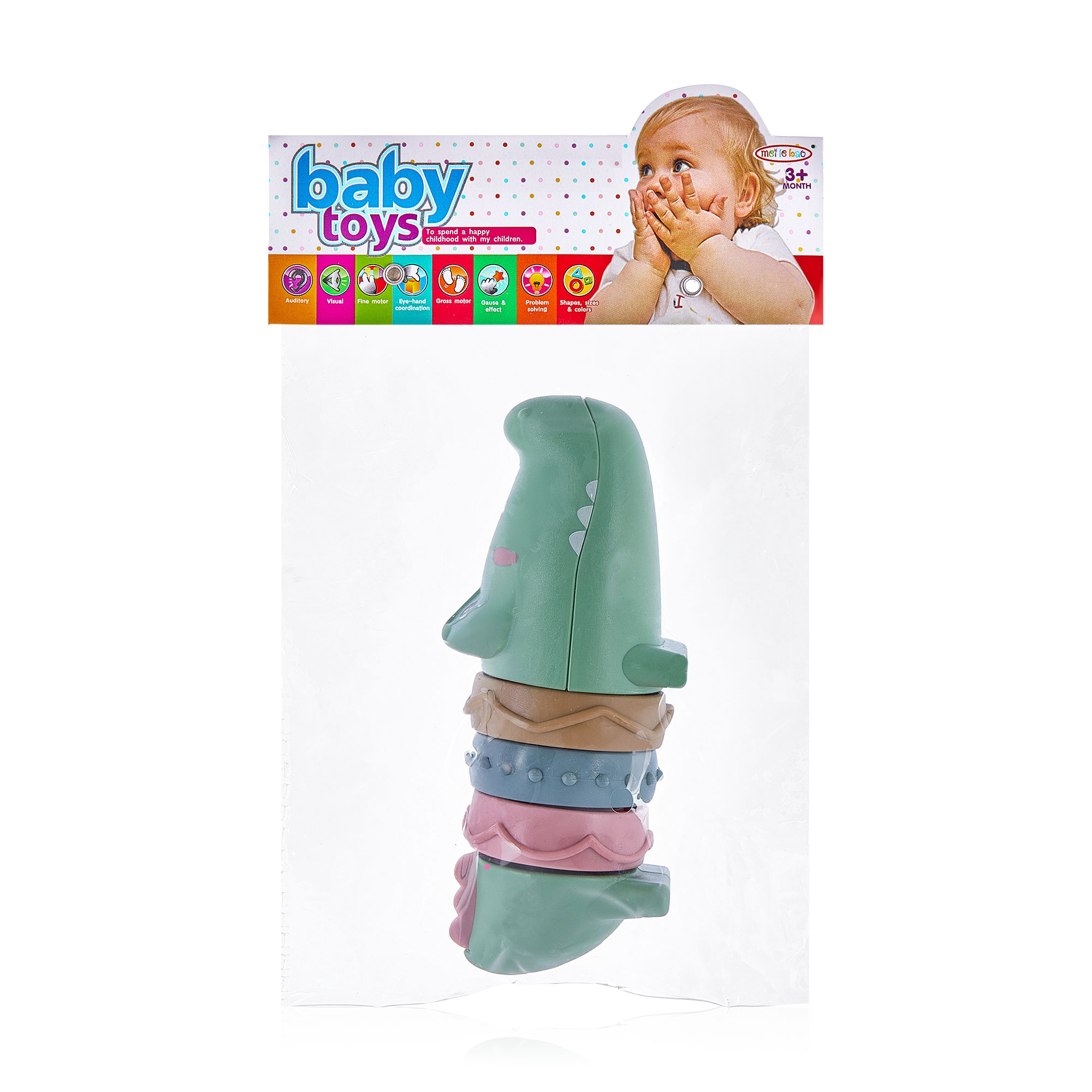 

Набір брязкалець для малюків Bright Spring пластик, 1 шт (8409-26)