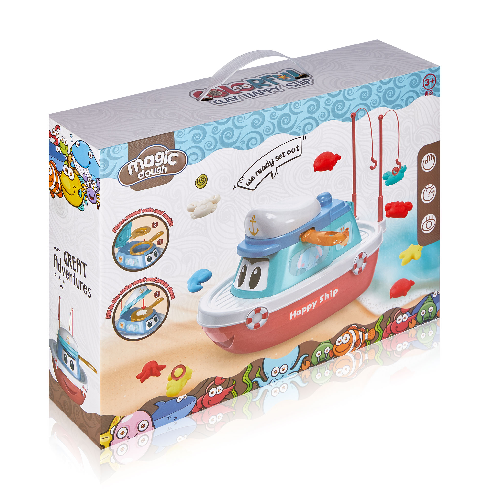 

Ігровий кораблик для води Kelly toys з набором для ліплення (8625)