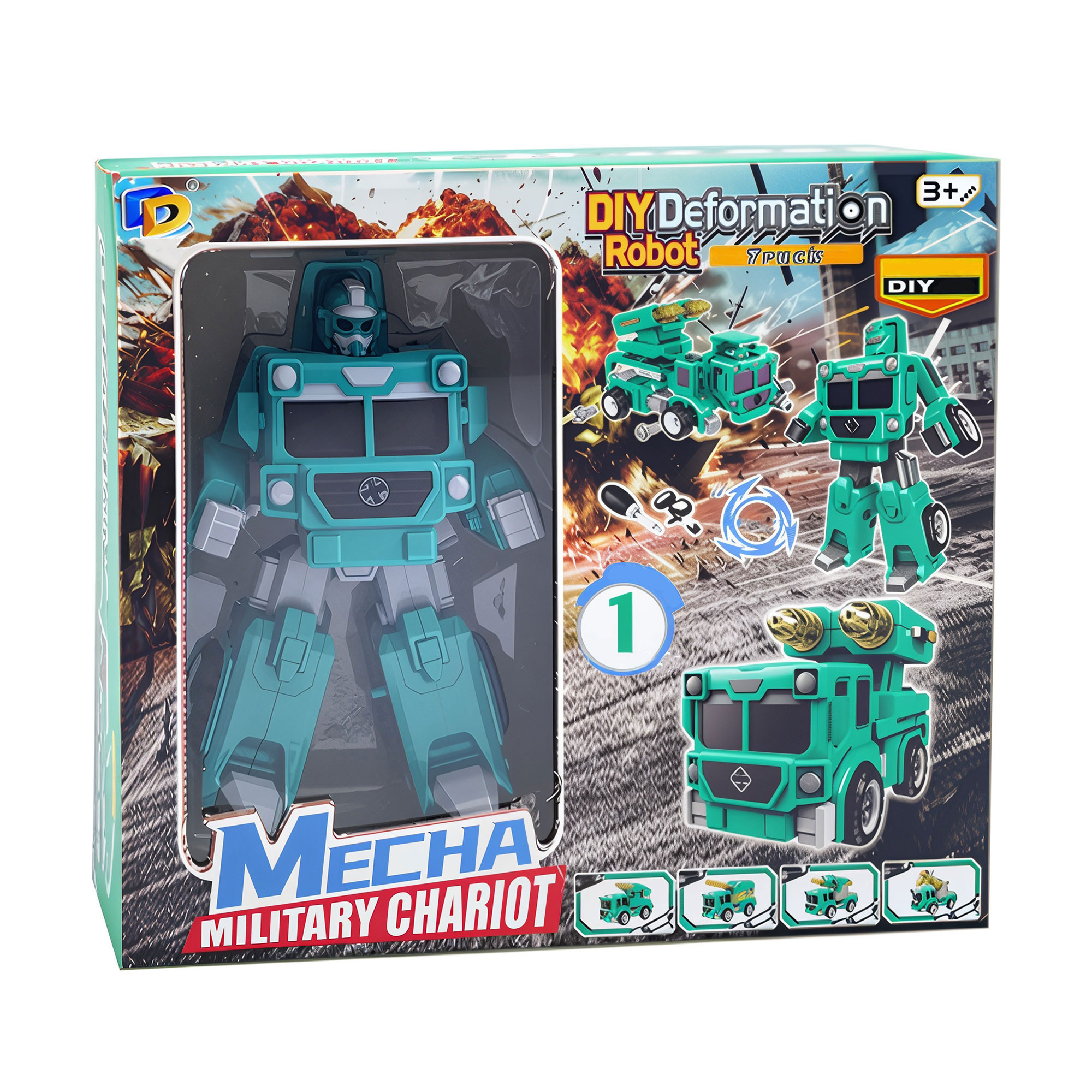 

Ігровий робот-трансформер машинка DADE TOYS с/г техніка (D622-H607D)