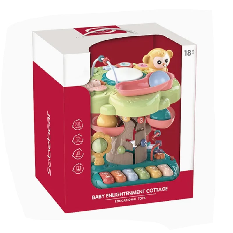 

Розвивальна іграшка Sobe Bear дерево з піаніно (YL605/HJ093001034)