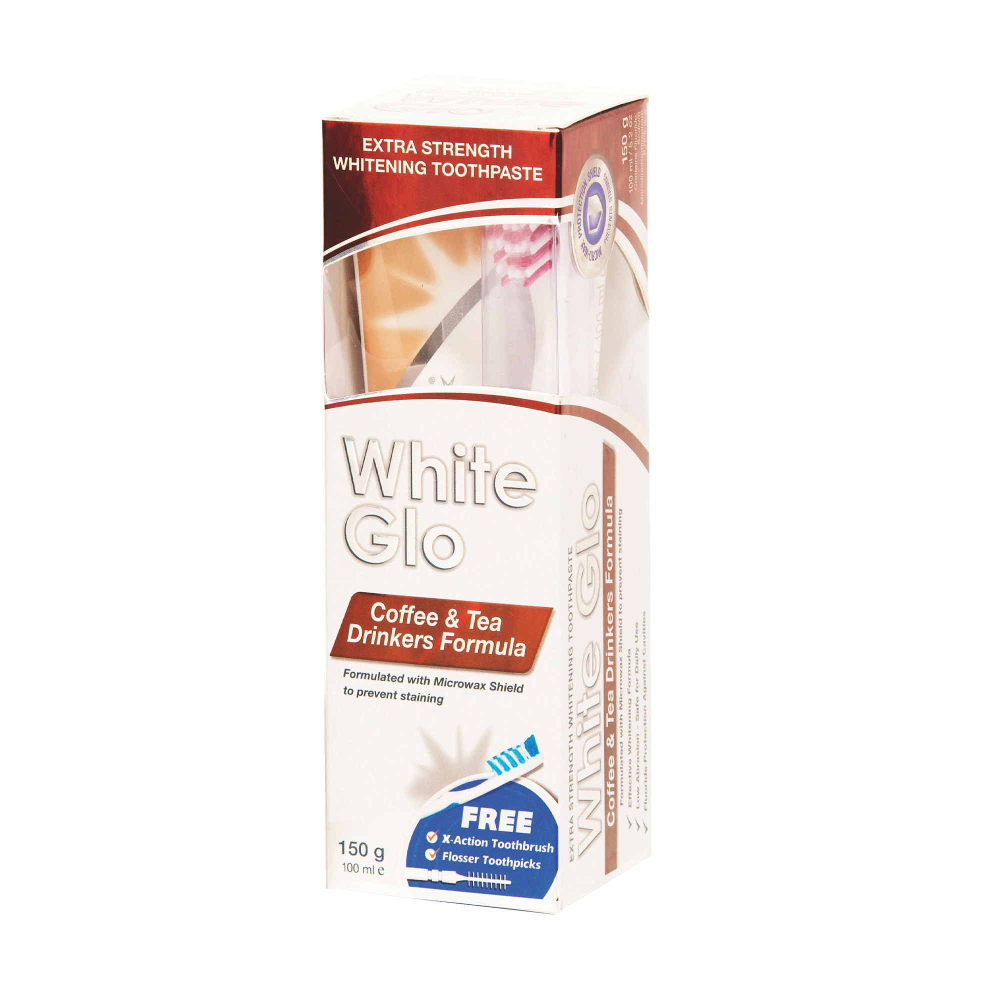 

Набір для зубів White Glo Coffee & Tea Drinkers Formula (паста, 100 мл + щітка, 1 шт)