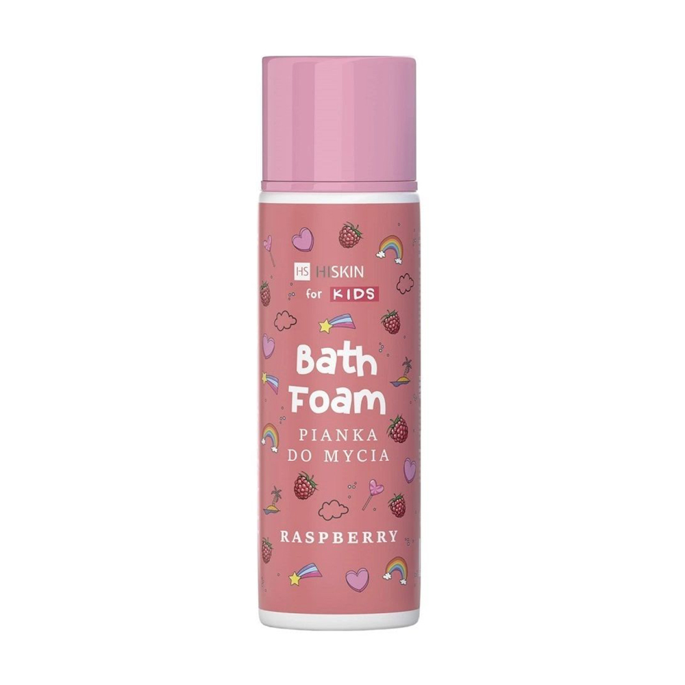 

Уцінка! Дитяча пінка для душу HiSkin For Kids Bath Foam Raspberry, 250 мл