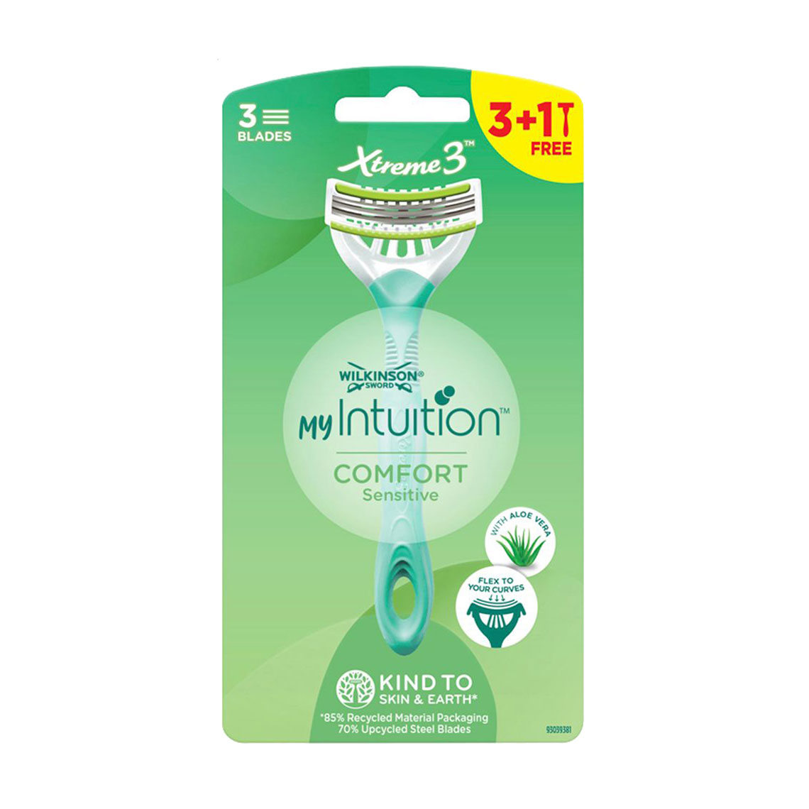 

Одноразова бритва Wilkinson Sword Xtreme 3 My Intuition Comfort Sensitive жіноча, 3+1 шт