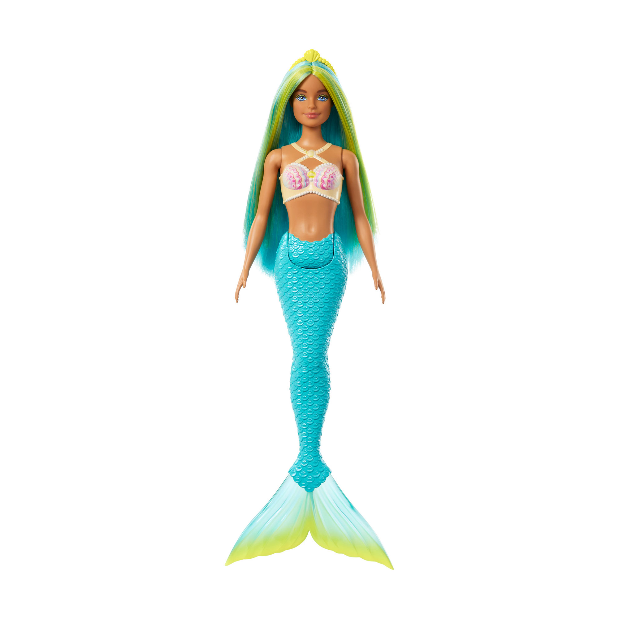 

Лялька-русалонька Barbie Дрімтопія Блакитно-зелений мікс, від 3 років (HRR03)