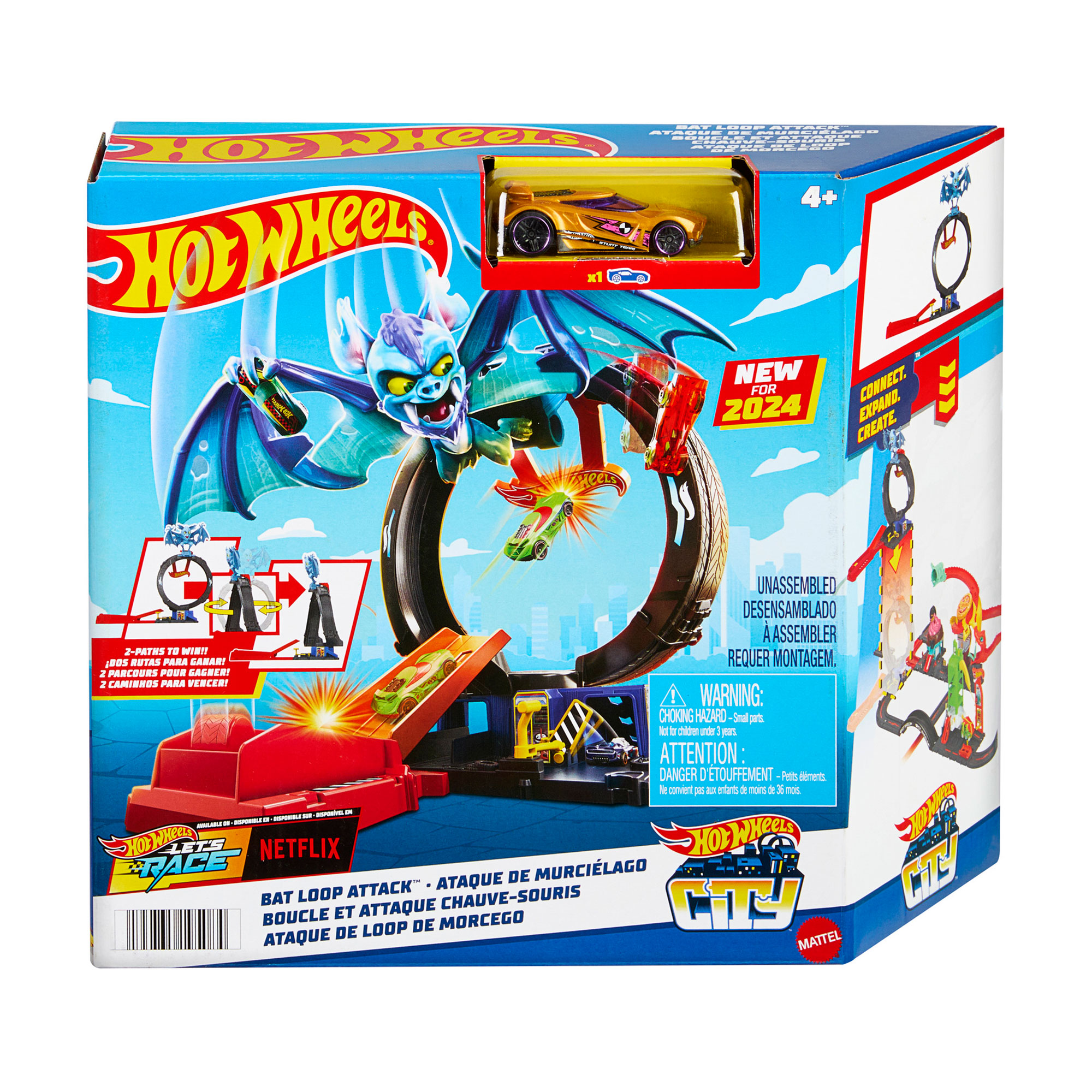 

Ігровий набір Hot Wheels Неймовірна атака кажана, від 4 років (HTN78)