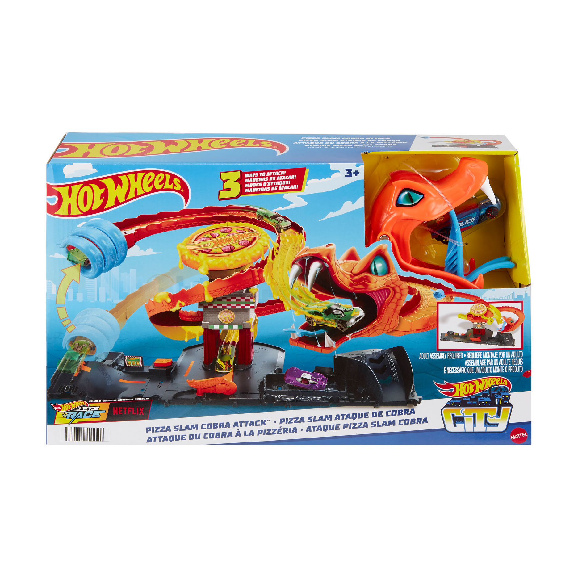 

Ігровий набір Hot Wheels Атака кобри, від 3 років (HTN81)