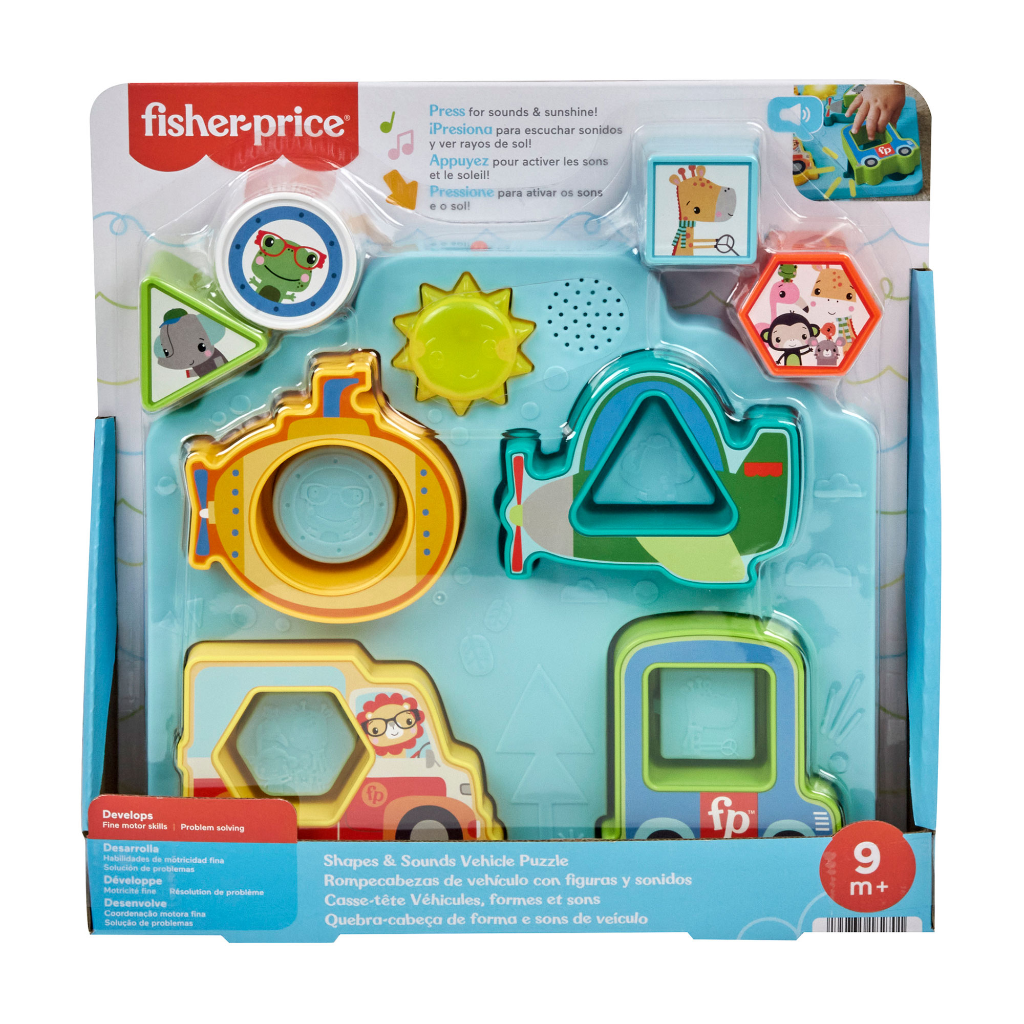 

Музичний сортер-пазл 2 в 1 Fisher-Price Веселі пригоди, від 9 місяців (HRP31)