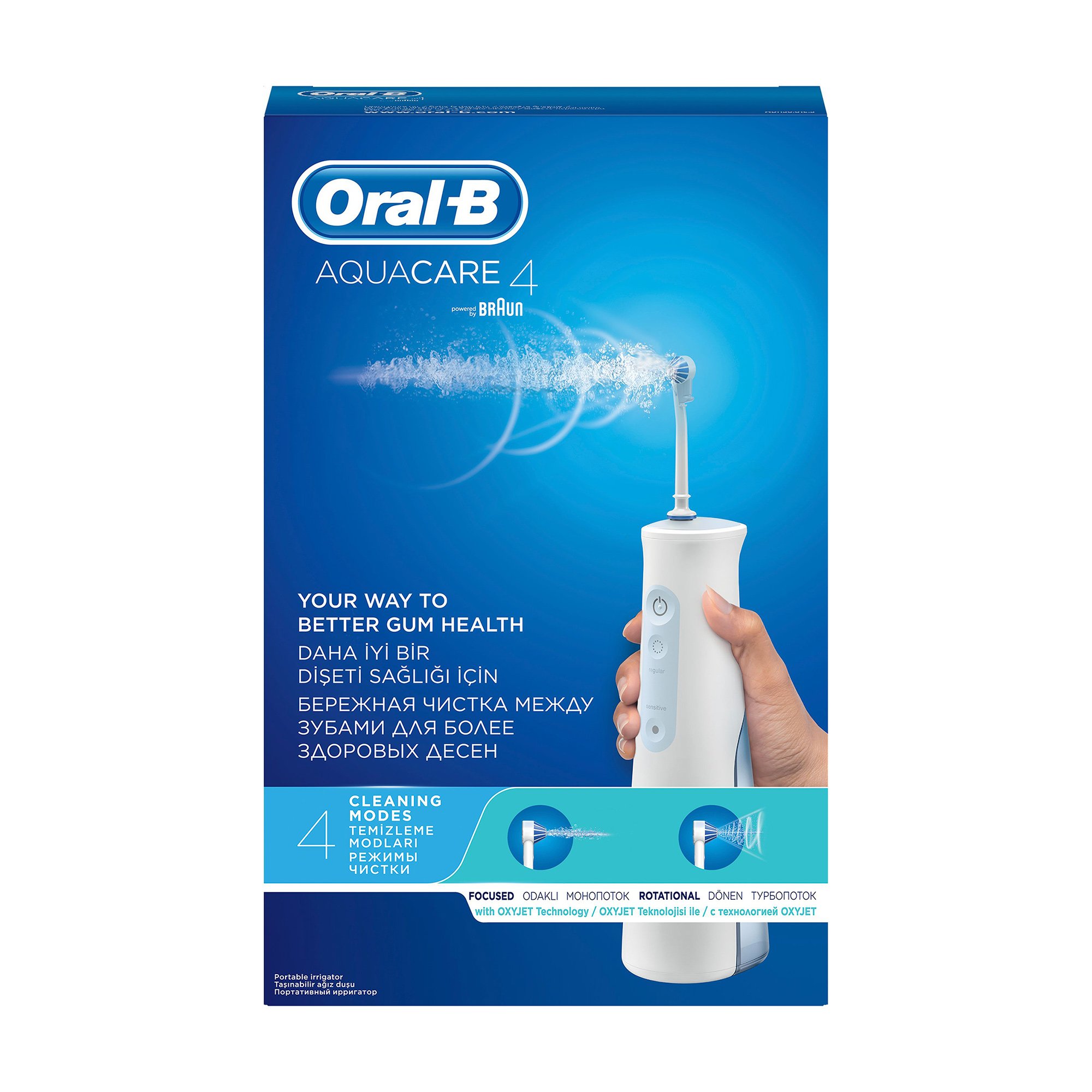 

Іригатор для ротової порожнини Oral-B AquaCare 4 білий, 1 шт