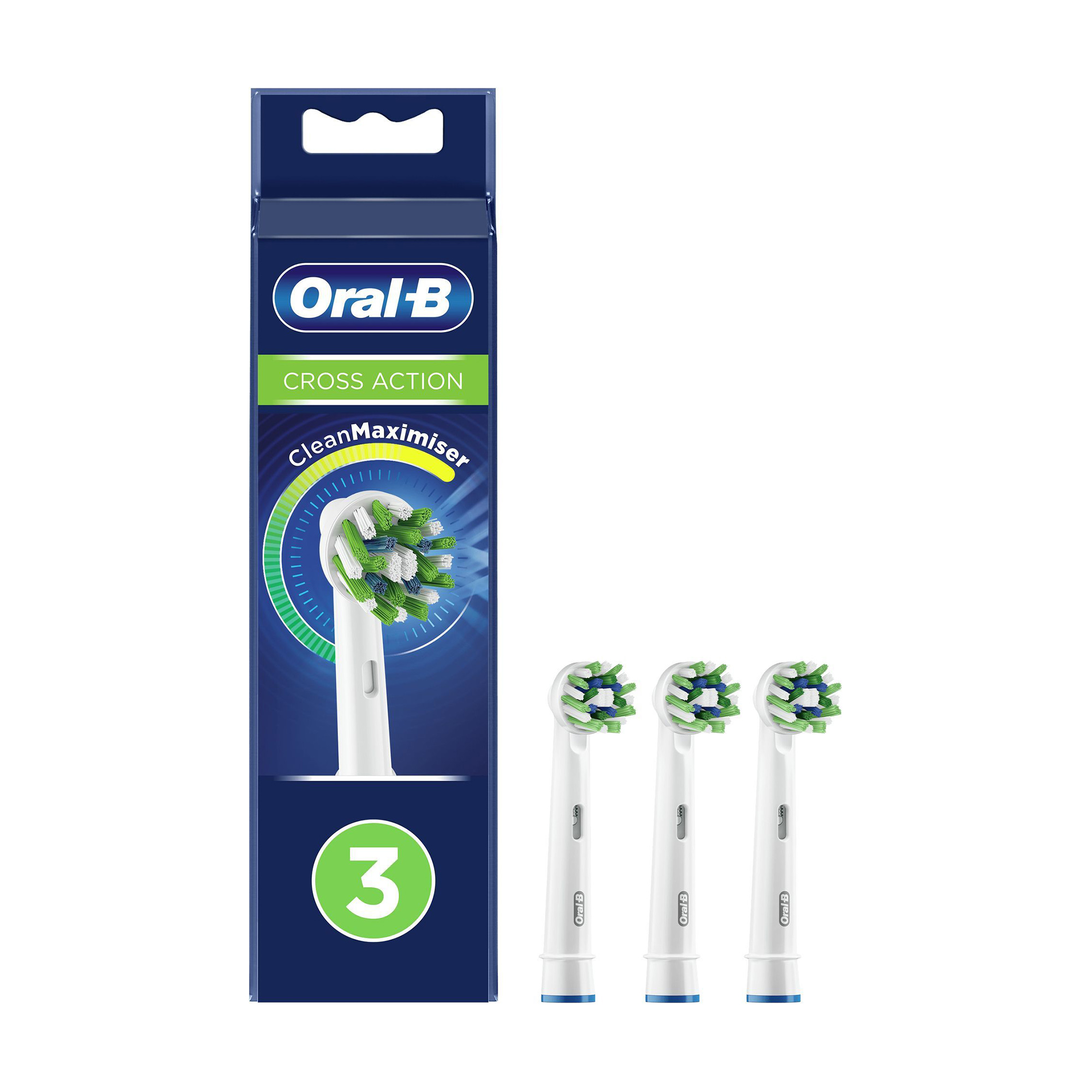 

Змінні насадки для електричної зубної щітки Oral-B Cross Action Clean Maximiser, 3 шт