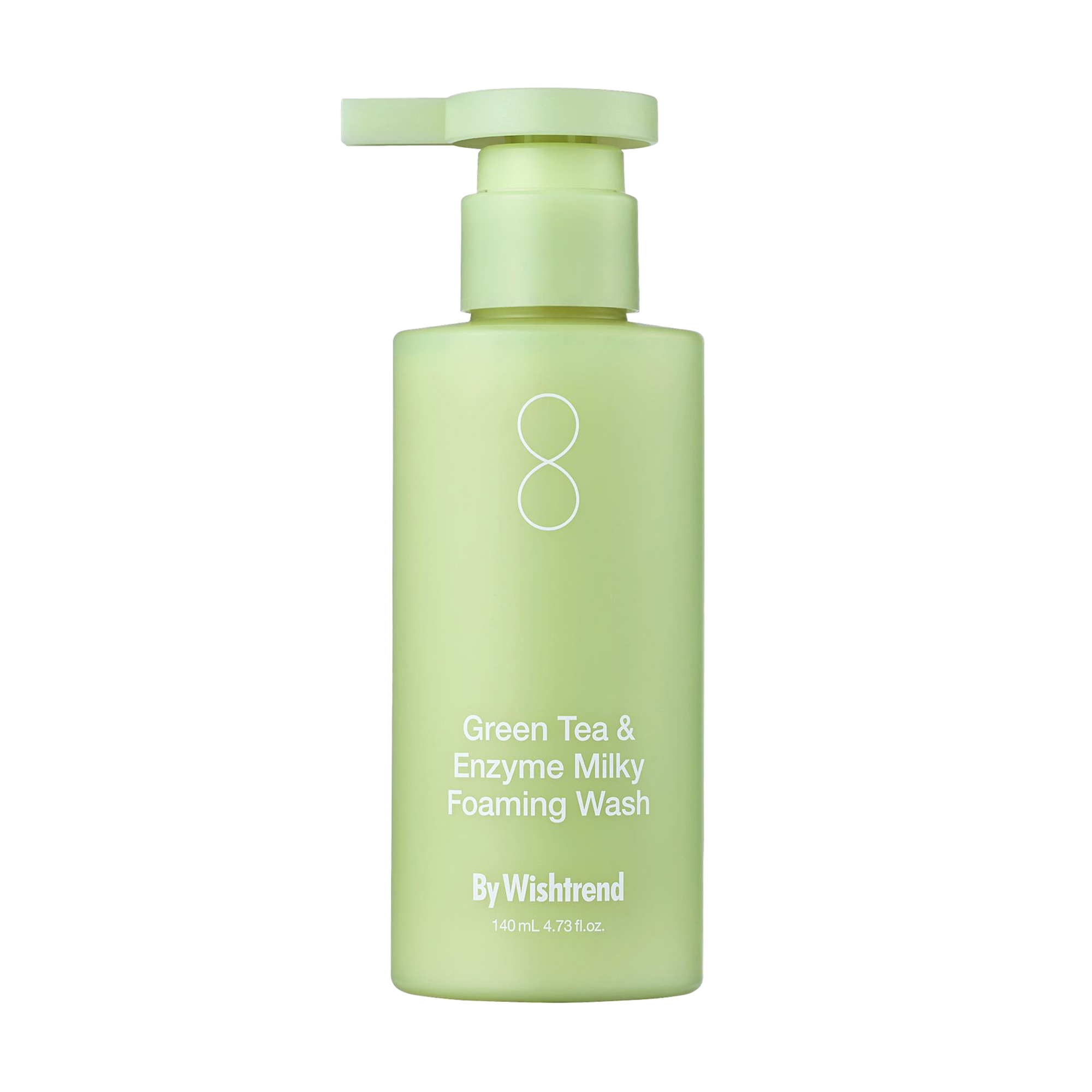 Пінка для вмивання By Wishtrend Green Tea & Enzyme Milky Foaming Wash із зеленим чаєм та ензимами, 140 мл
