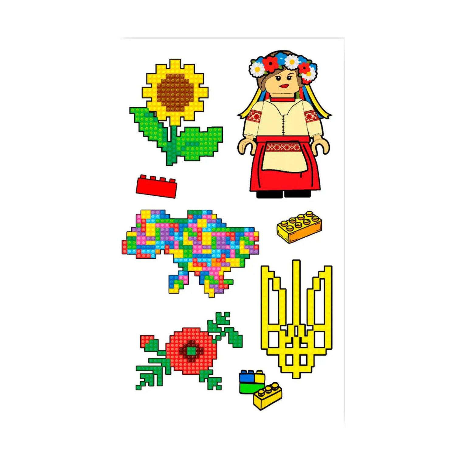 

Тимчасові татуювання-наклейки Tattooshka Міні конструктор