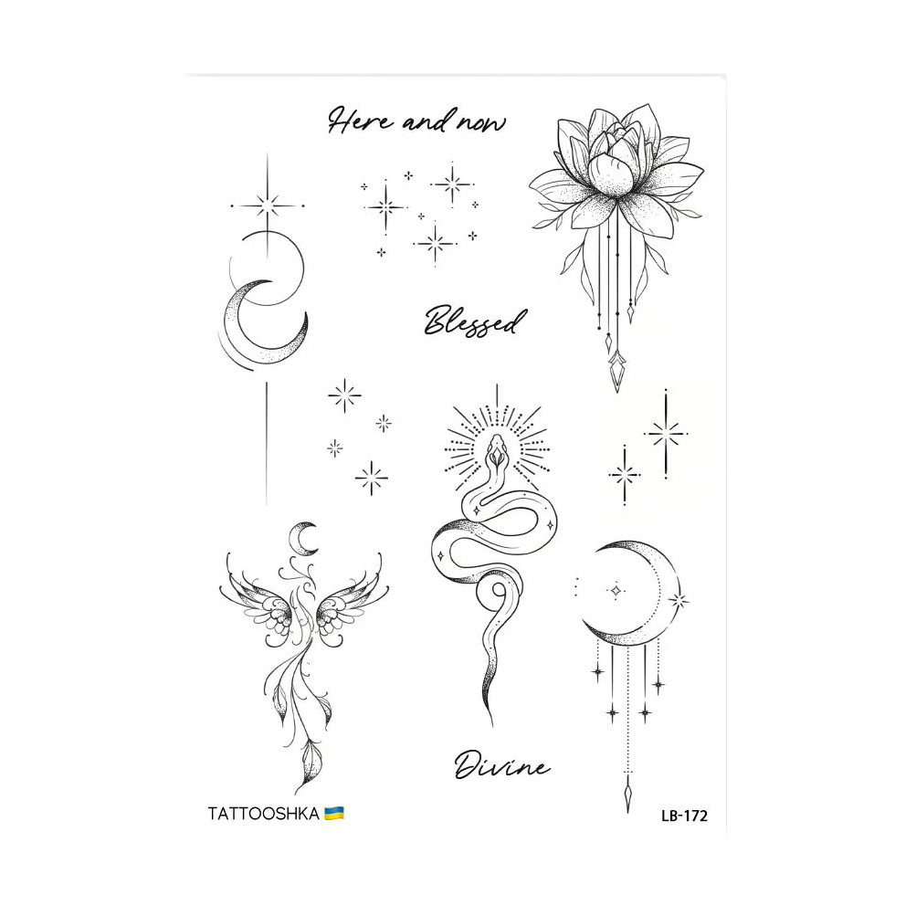 

Тимчасові татуювання-наклейки Tattooshka Balance