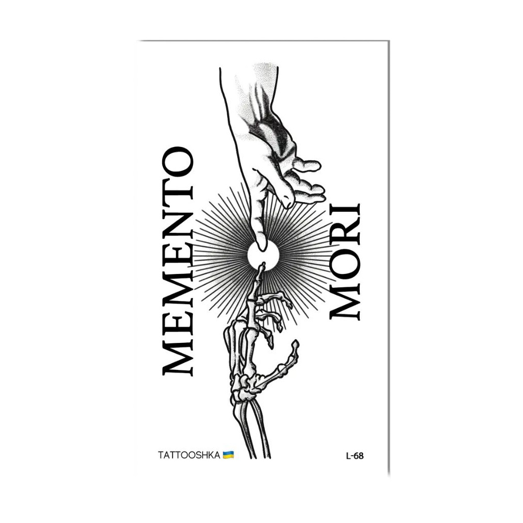 

Тимчасові татуювання-наклейки Tattooshka Memento Mori