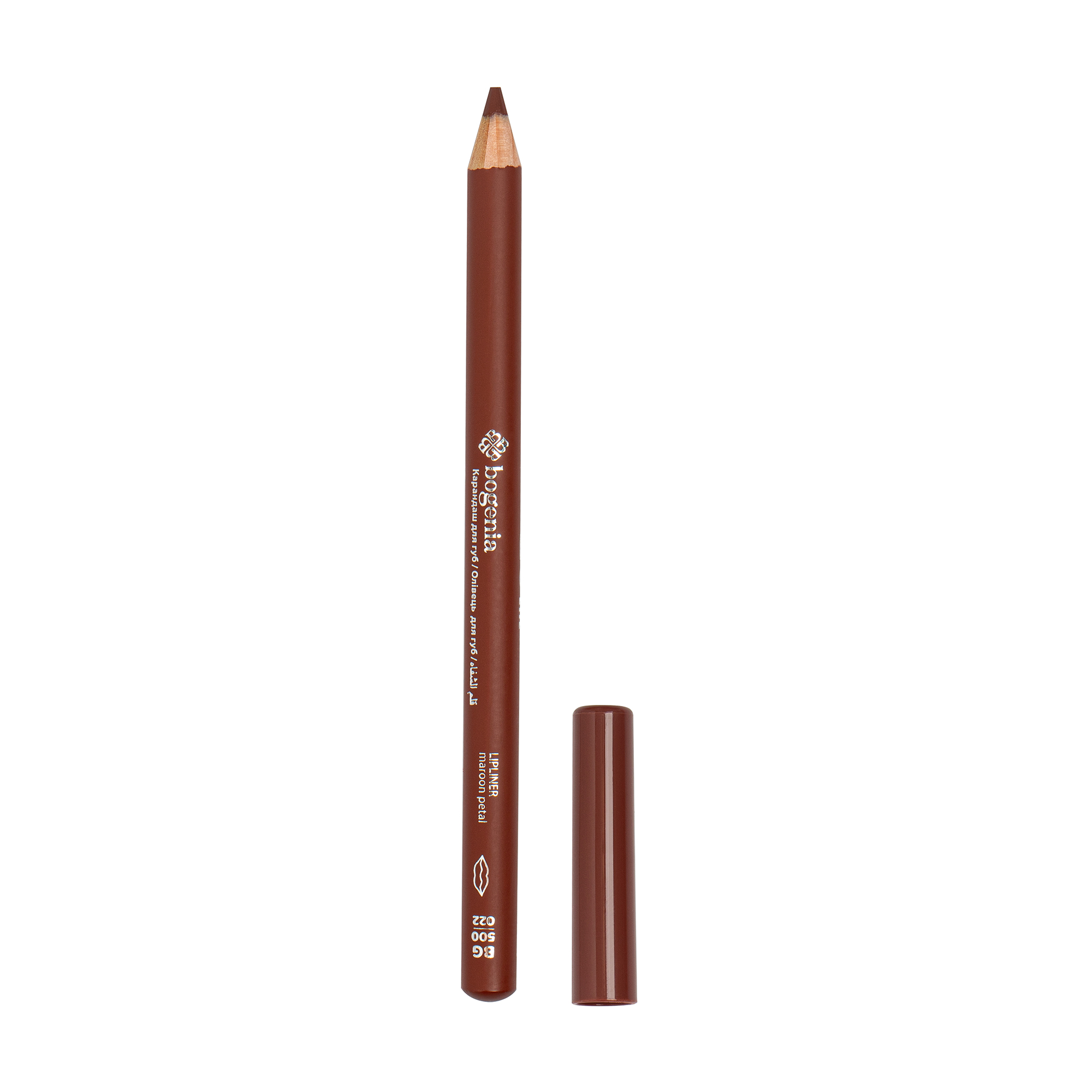 

Олівець для губ Bogenia Lip Liner BG500, 022 Maroon Petal, 0.78 г