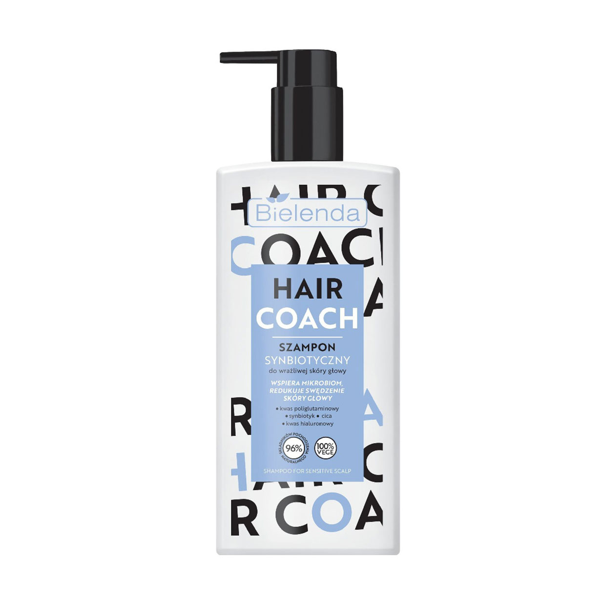 

Уцінка! Синбіотичний шампунь Bielenda Hair Coach для чутливої шкіри голови, 300 мл