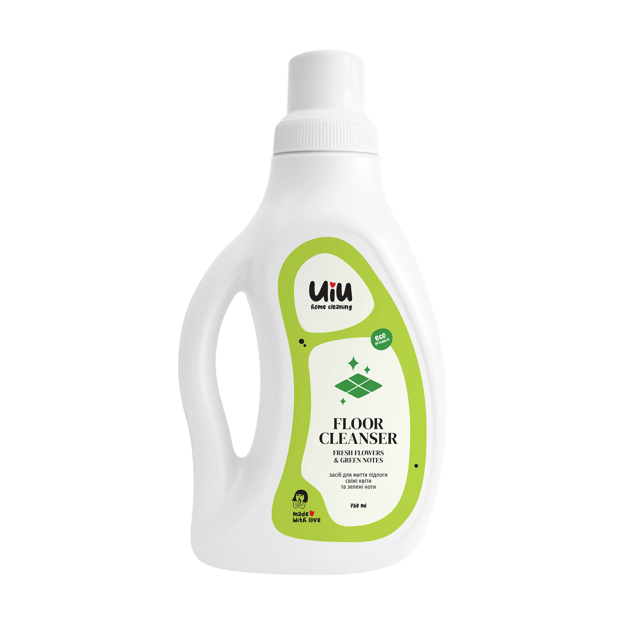 

Уцінка! Засіб для миття підлоги UIU Floor Cleanser Свіжі квіти та зелені ноти, 750 мл