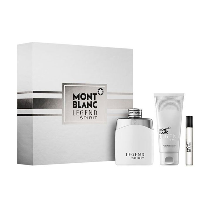 Парфумований набір чоловічий Montblanc Legend Spirit (туалетна вода, 100 мл + туалетна вода, 7.5 мл + гель для душу, 100 мл)