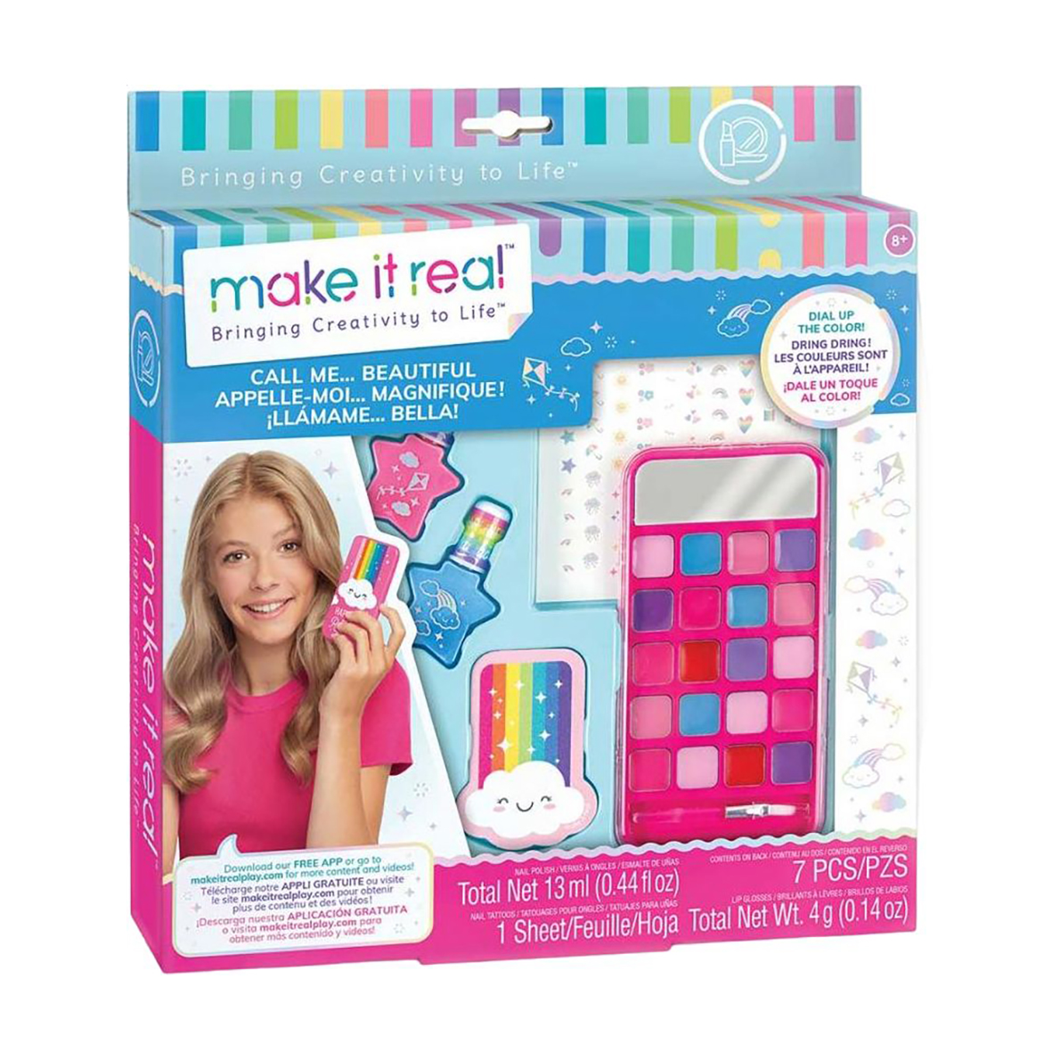 

Уцінка! Набір дитячої косметики Make it Real Красуня, 7 елементів, від 8 років (MR2307)