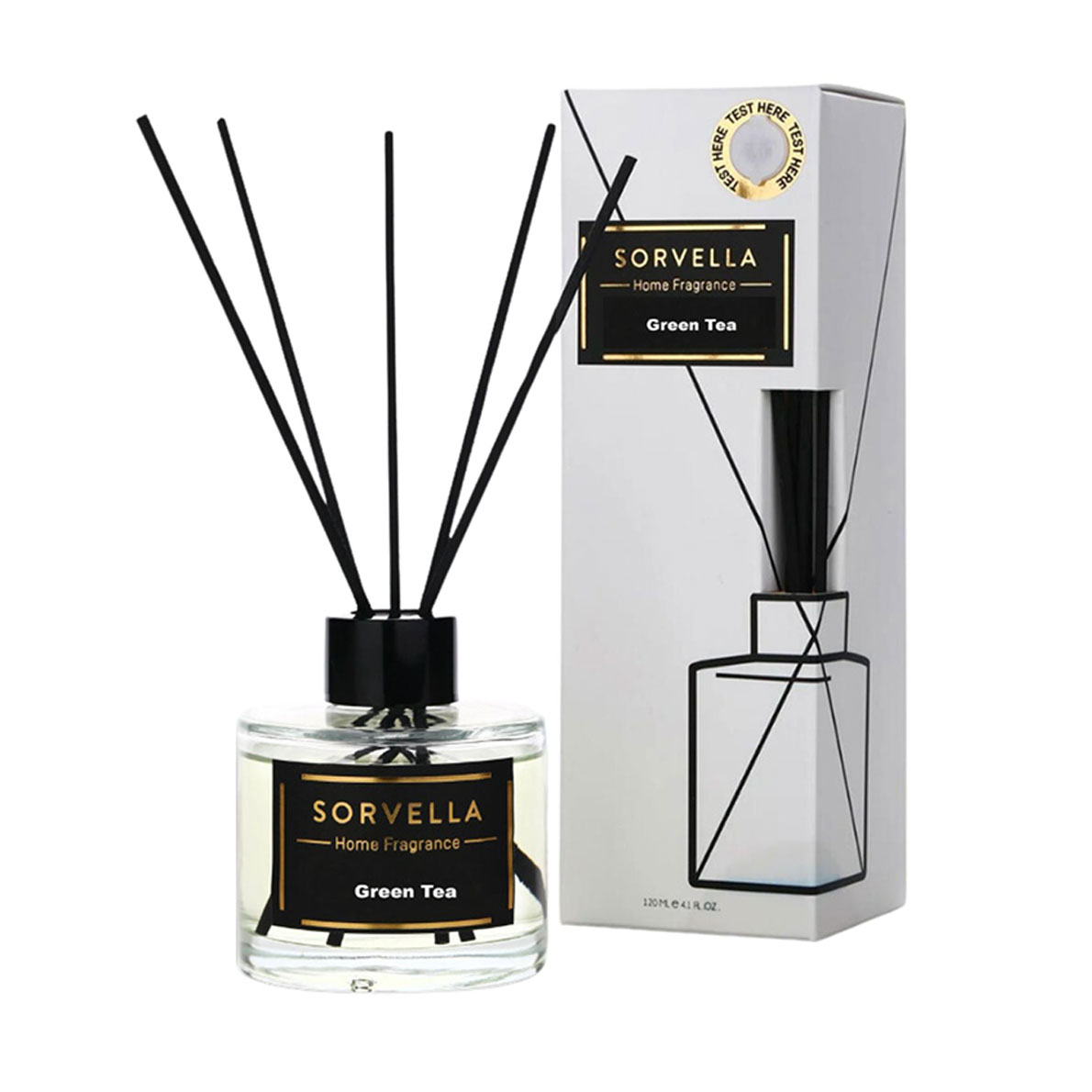 

Аромадифузор Sorvella Perfume Home Fragrance Premium Green Tea, 120 мл