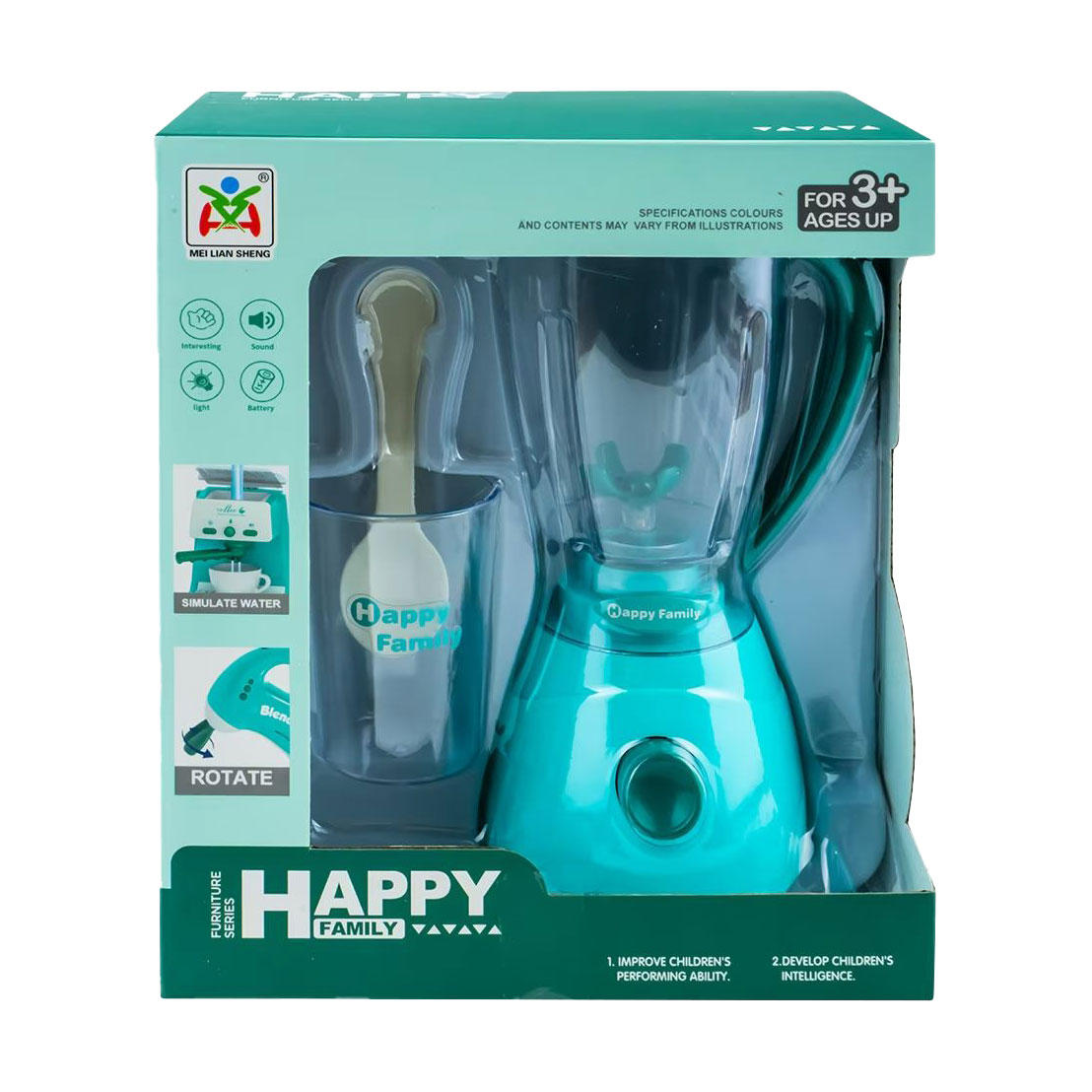 

Дитяча іграшка MEI LIAN SHENG блендер з набором (LS820Q35/ZY1441101)