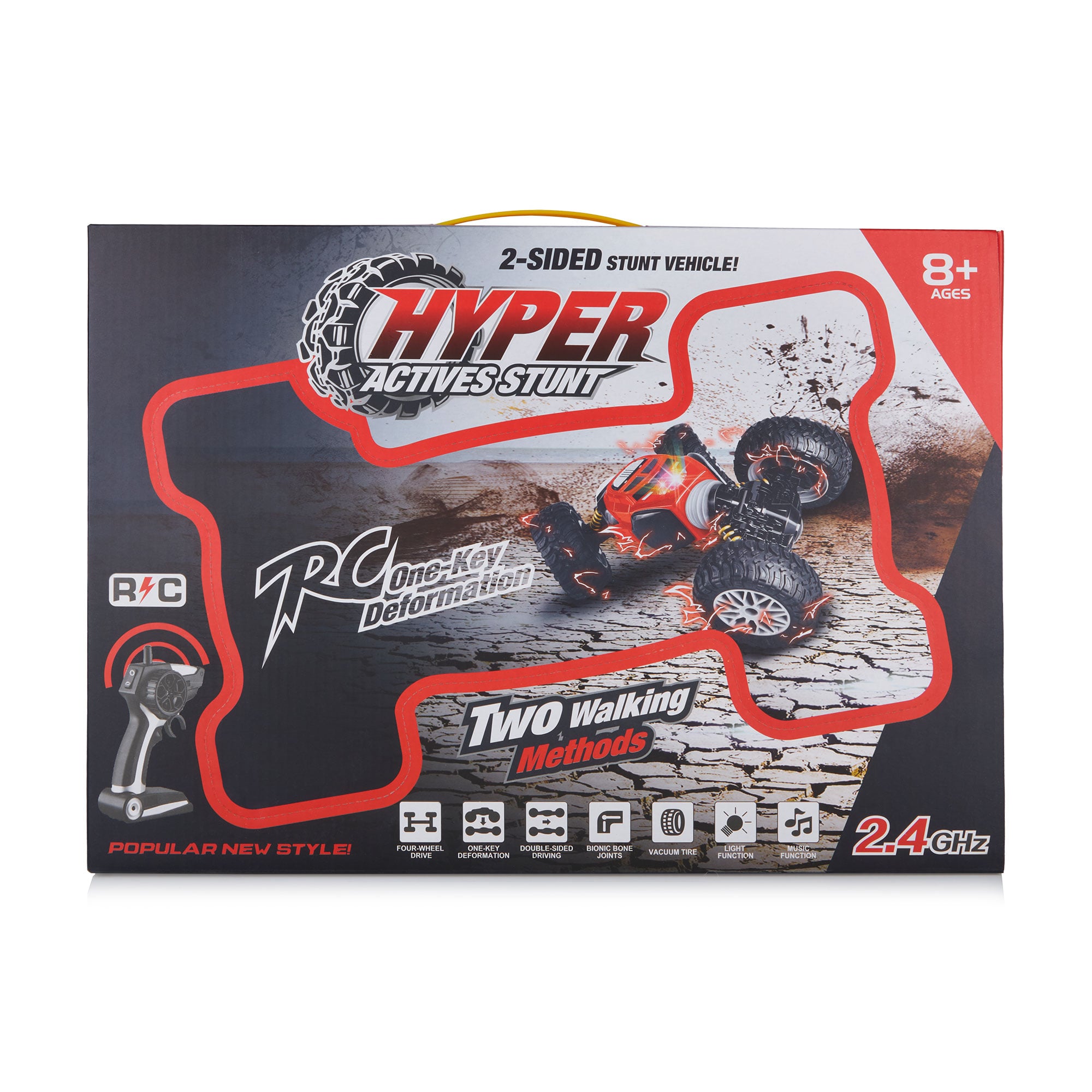 

Трюковий автомобіль на радіокеруванні BEITONGYU двосторонній, синій (Q16 blue)