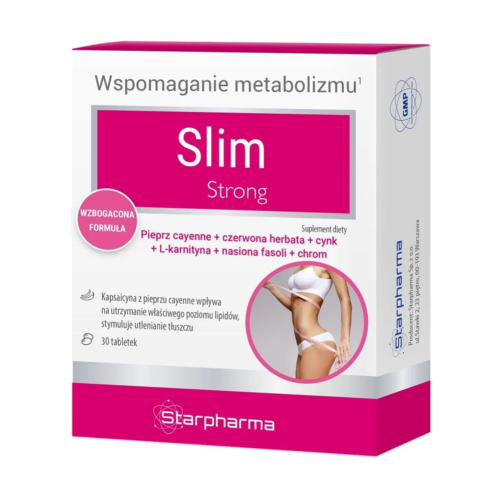 

Підтримка метаболізму Starpharma Slim Strong, 30 таблеток