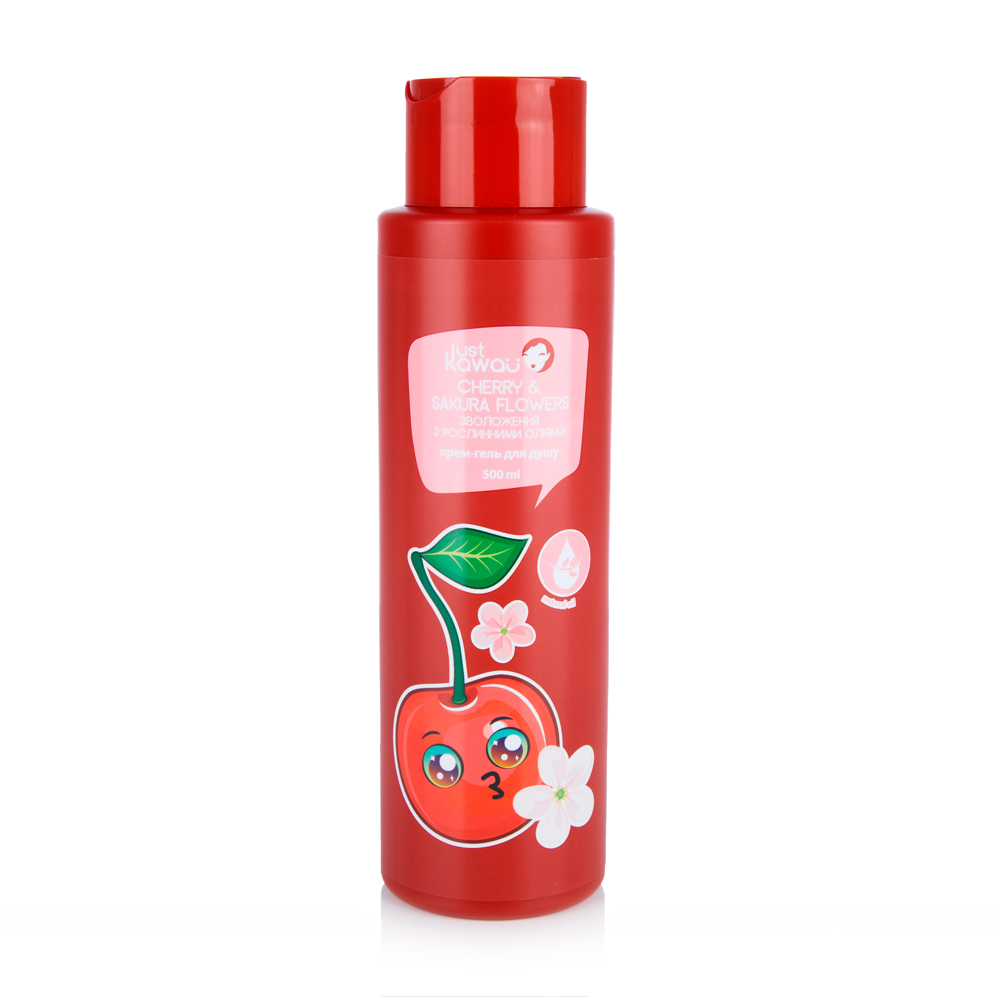 

Уцінка! Крем-гель для душу Just Kawaii Сherry & Sakura Flowers Зволоження, 500 мл