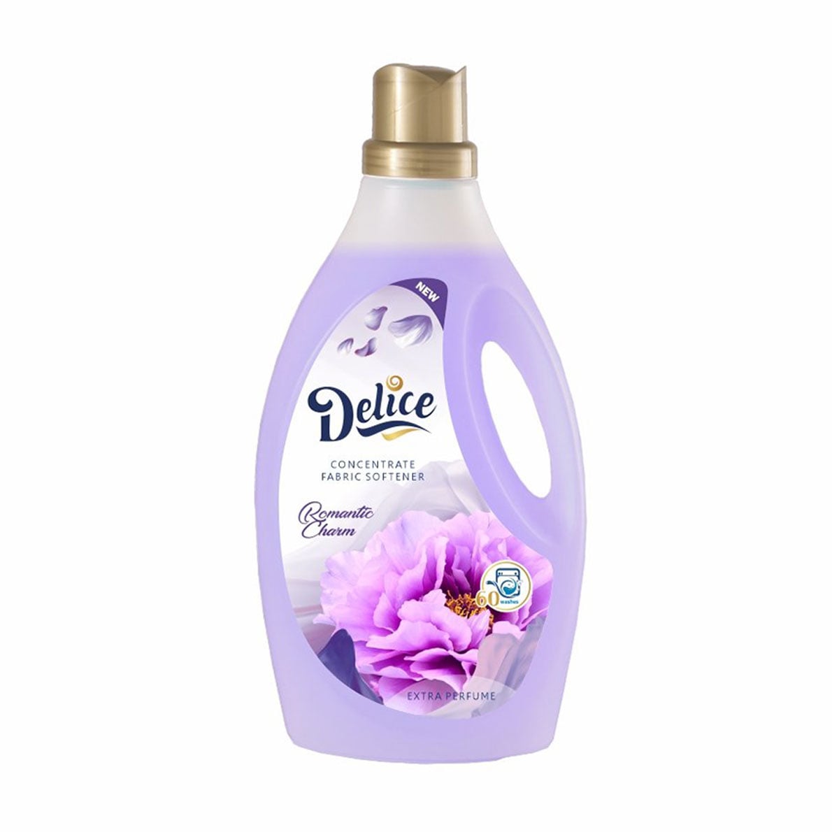 

Кондиціонер для білизни Delice Romantic Charm, 60 циклів прання, 2 л
