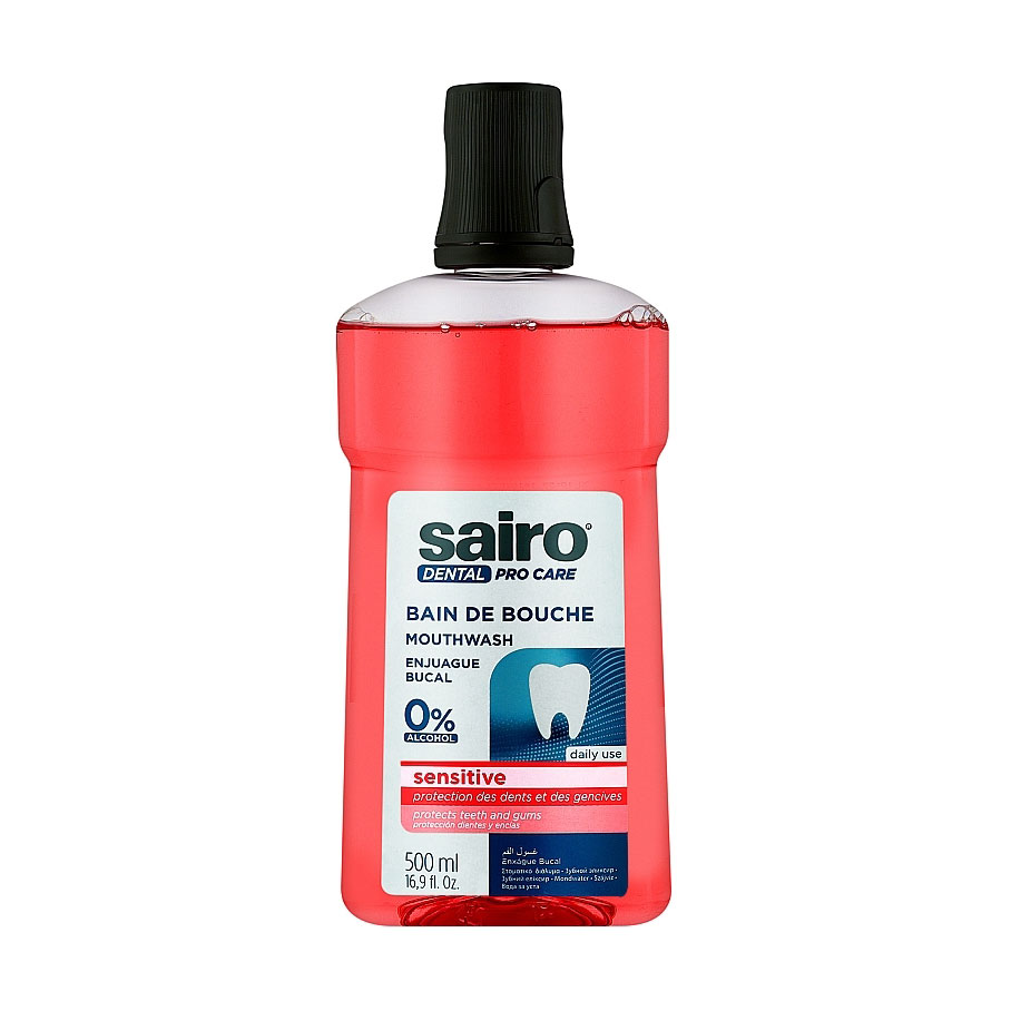 

Уцінка! Ополіскувач для ротової порожнини Sairo Sensitive, 500 мл