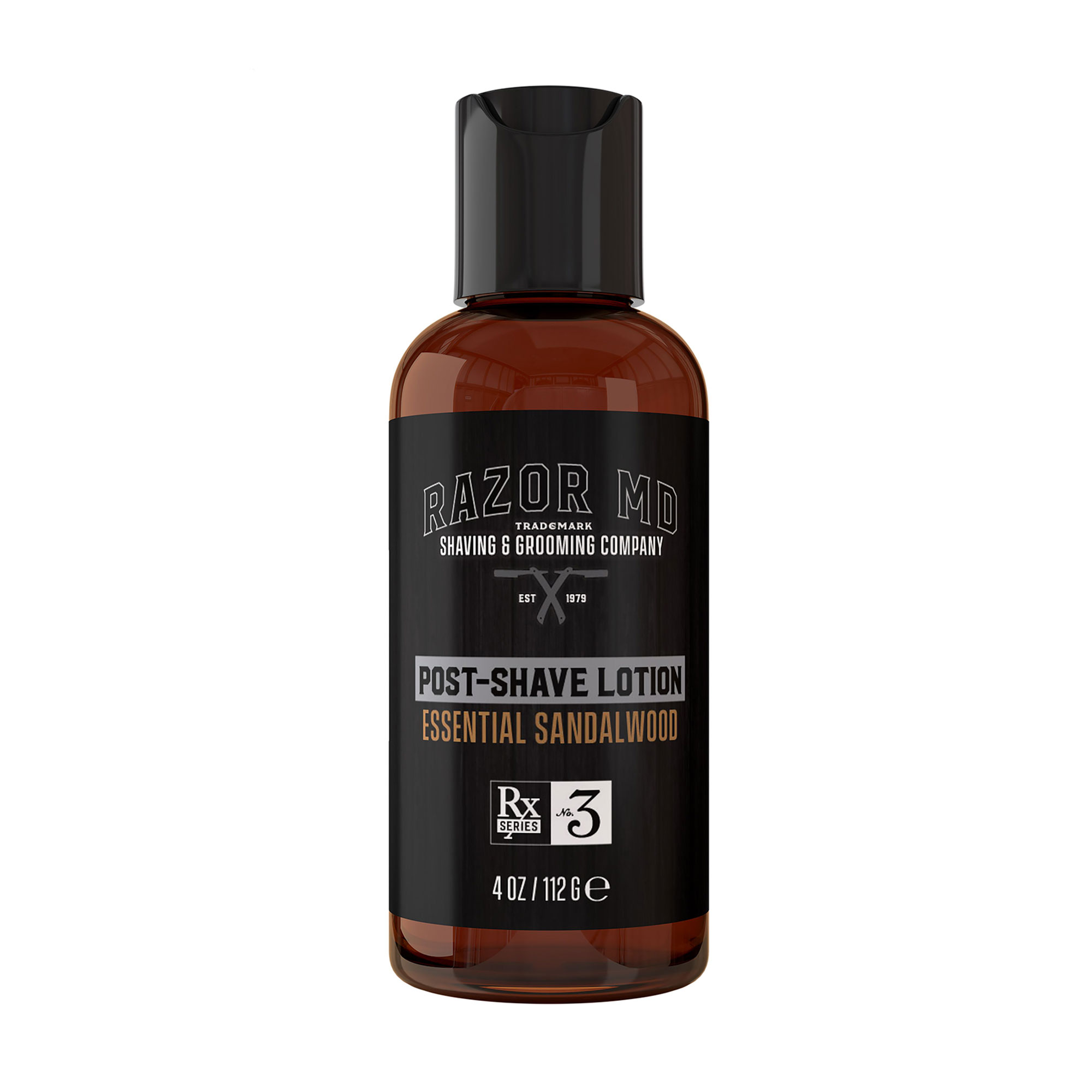 

Чоловічий лосьйон після гоління Razor MD Post-Shave Lotion Essential Сандалове дерево, 112 г