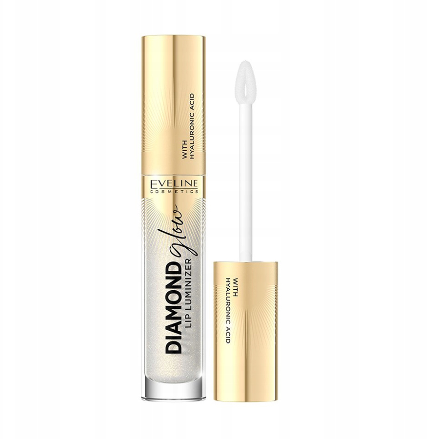 

Уцінка! Блиск для губ Eveline Cosmetics Diamond Glow Lip Luminizer з гіалуроновою кислотою, 07 Golden Dust, 4.5 мл