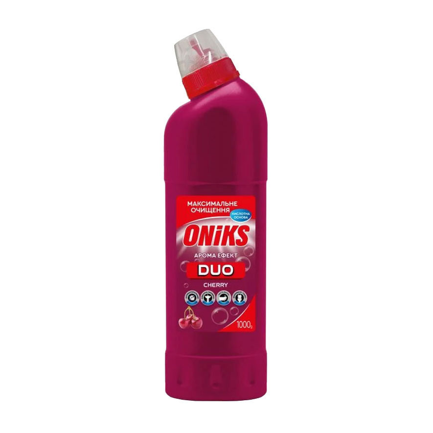 

Гель для чищення ванної кімнати Oniks Duo Cherry, 1 кг