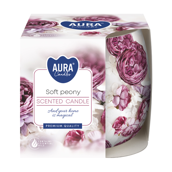 

Ароматична свічка в склянці Bispol Scented Candle Soft Peony М'яка півонія, 100 г (sn71s-62)