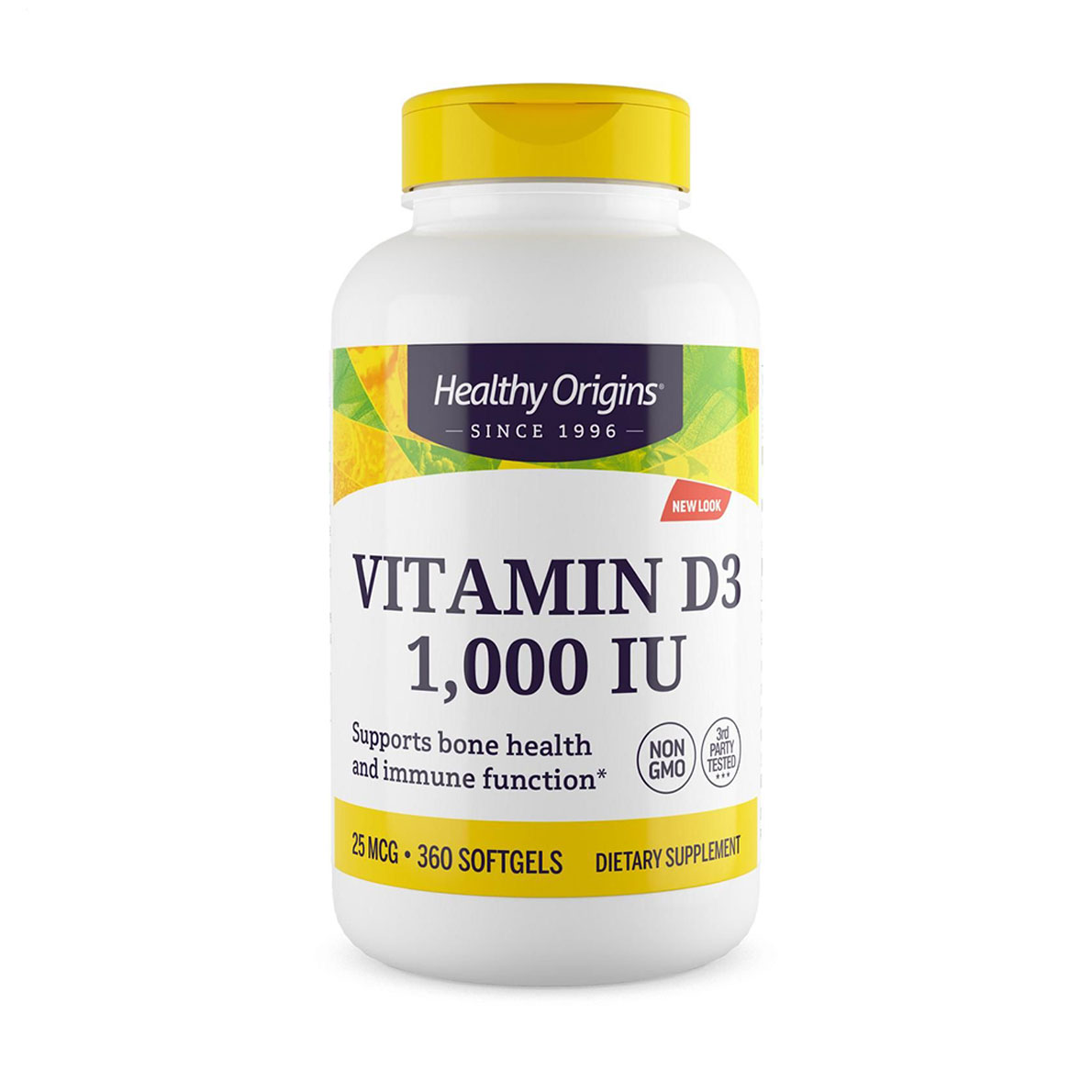 

Вітамін Д3 Healthy Origins Vitamin D3, 1000 МО, 360 гелевих капсул