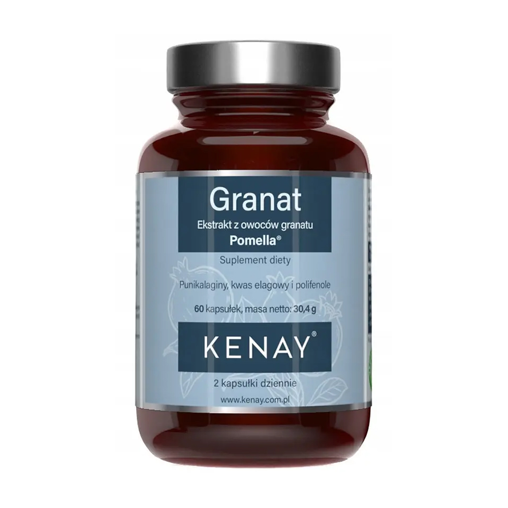 

Уцінка! Екстракт гранату Kenay Pomegranate, 60 капсул
