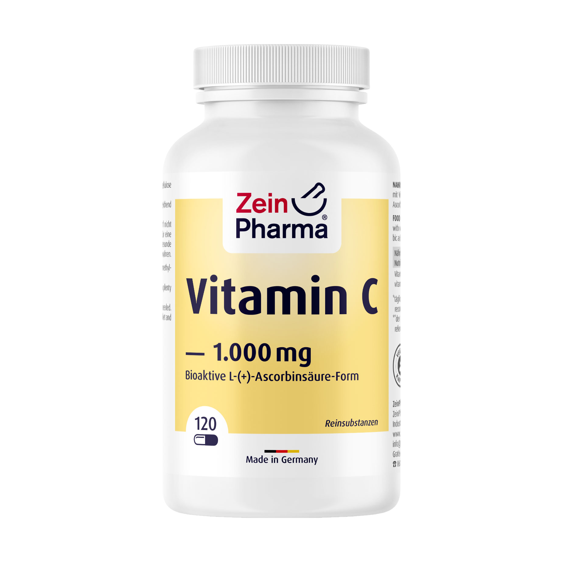 

Уцінка! Вітамін С ZeinPharma Vitamin C 1000 мг, 120 капсул