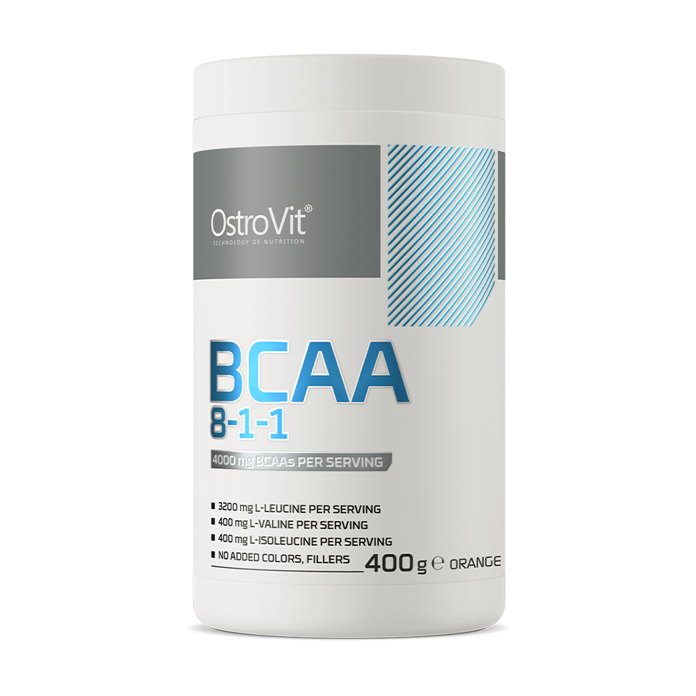 

Уцінка! Амінокислоти OstroVit BCAA 8-1-1 зі смаком апельсину, в порошку, 400 г