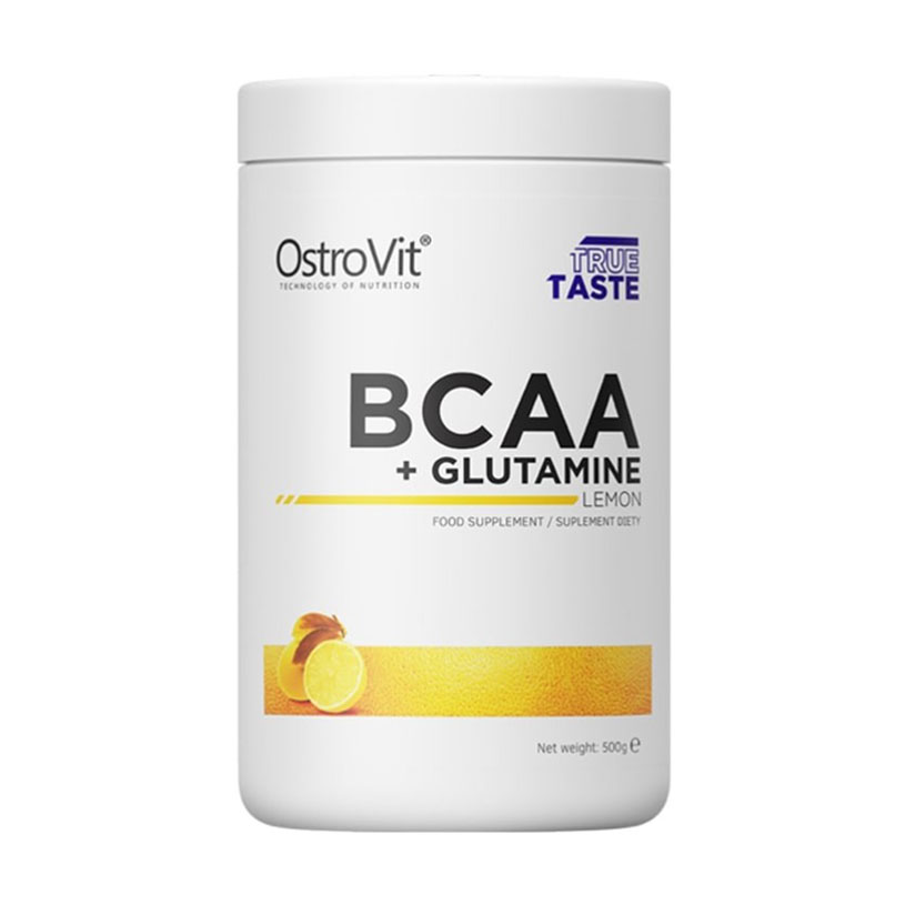 

Амінокислоти OstroVit BCAA+ Glutamine зі смаком лимона, в порошку, 500 г
