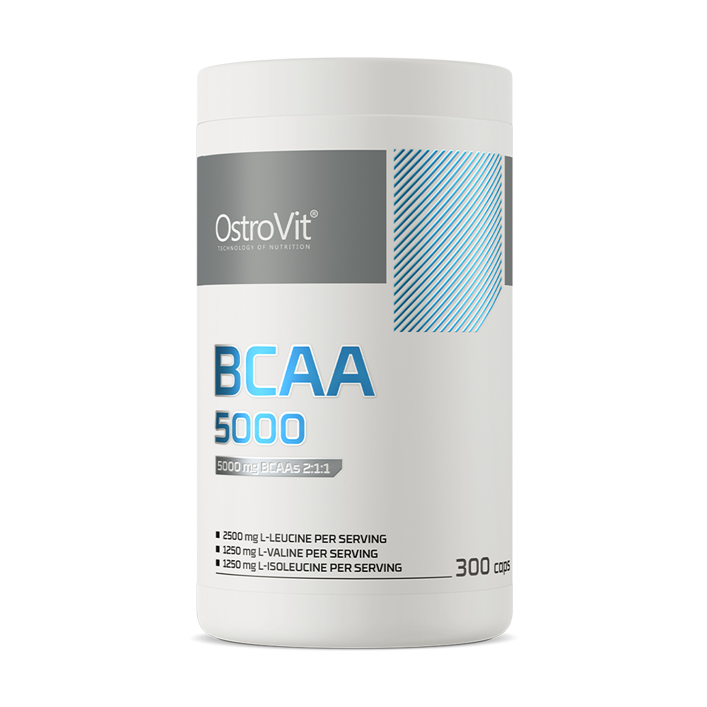 

Амінокислоти OstroVit BCAA 5000 мг, 300 капсул