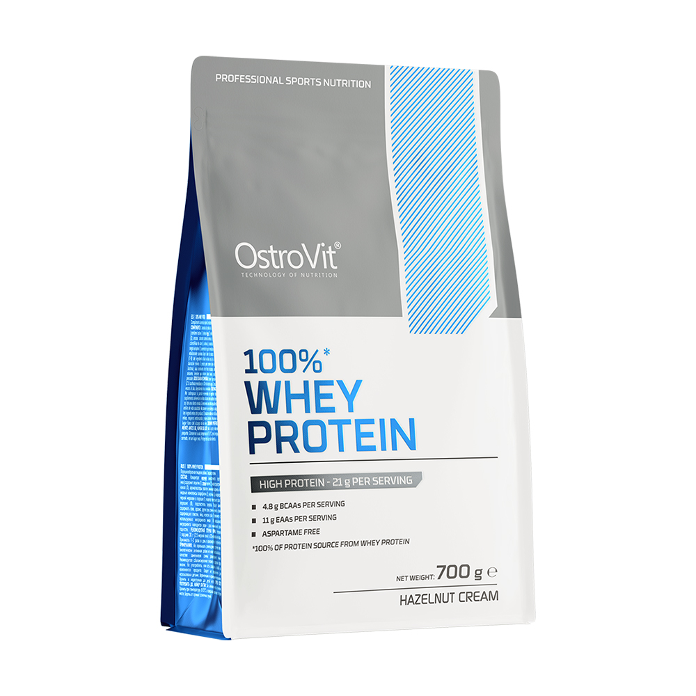 

Протеїн OstroVit 100% Whey Protein зі смаком горіхового крема, в порошку, 700 г