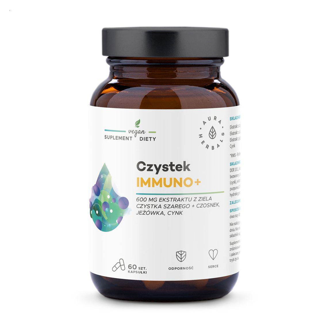 

Уцінка! Очищення Імуно+ Aura Herbals Cleansing Immuno+ 600 мг, 60 капсул