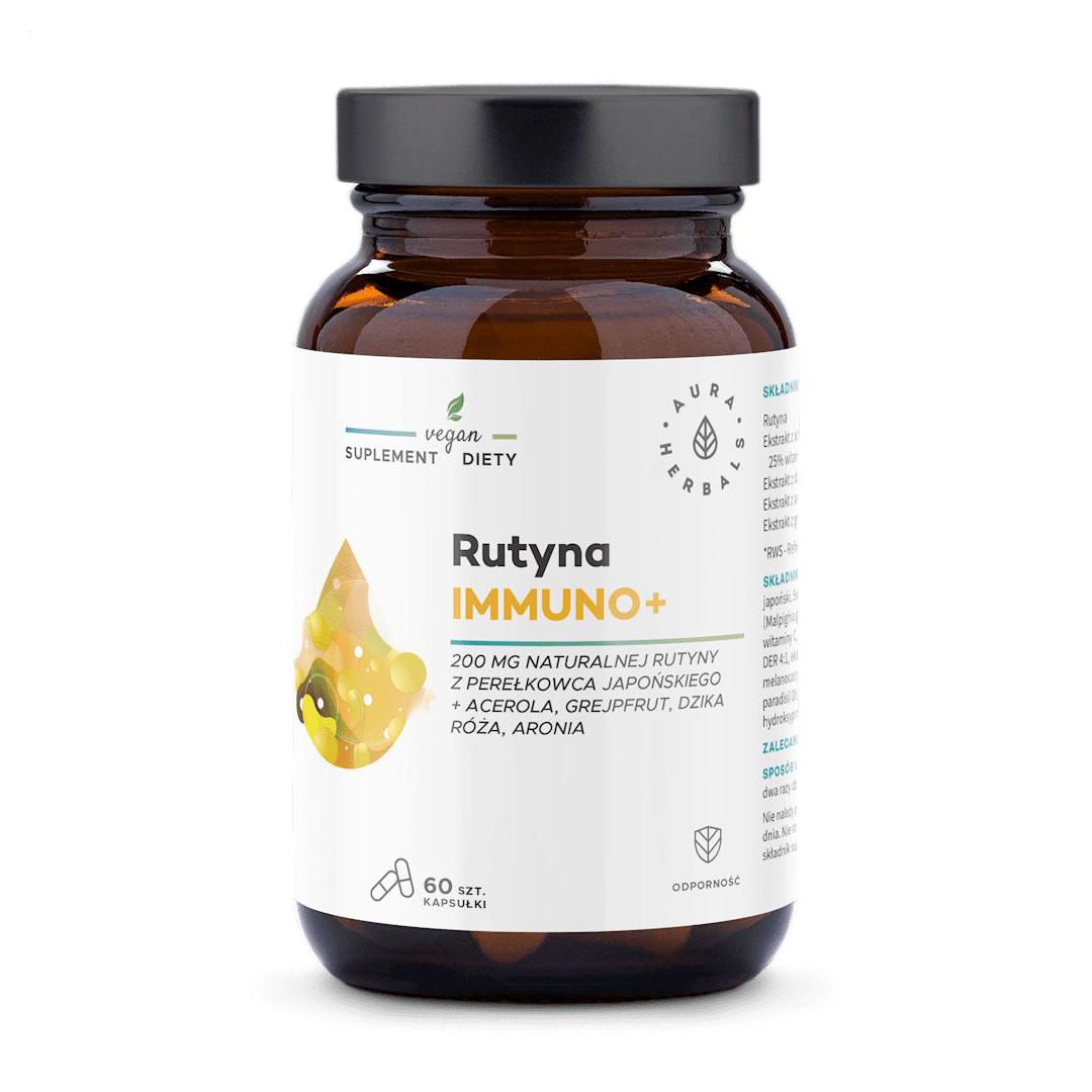 

Рутина Імуно+ Aura Herbals Immuno Routine+ 200 мг, 60 капсул