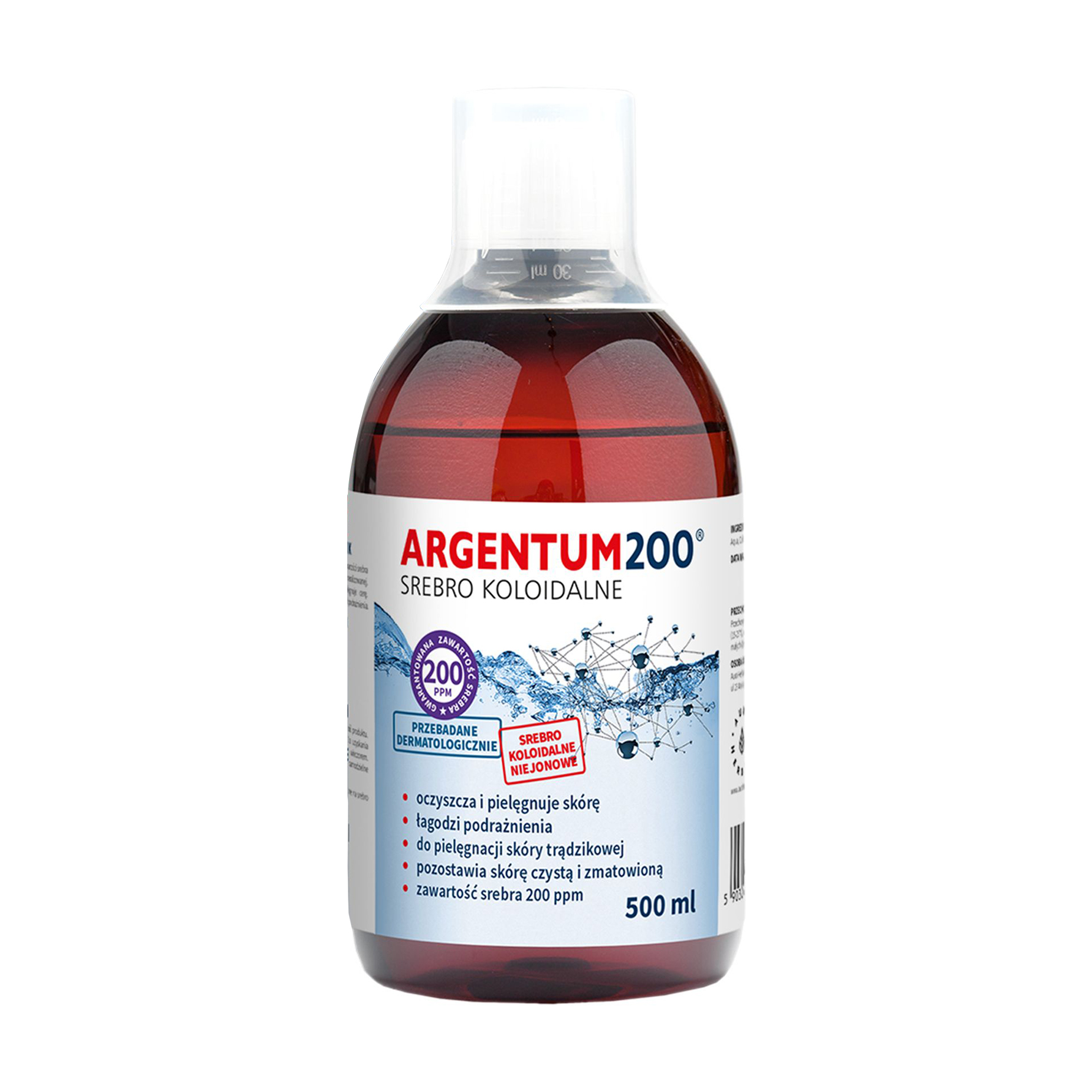 

Уцінка! Тонік для обличчя Aura Herbals Argentum200 Tonik 200 ppm Колоїдне срібло, 500 мл