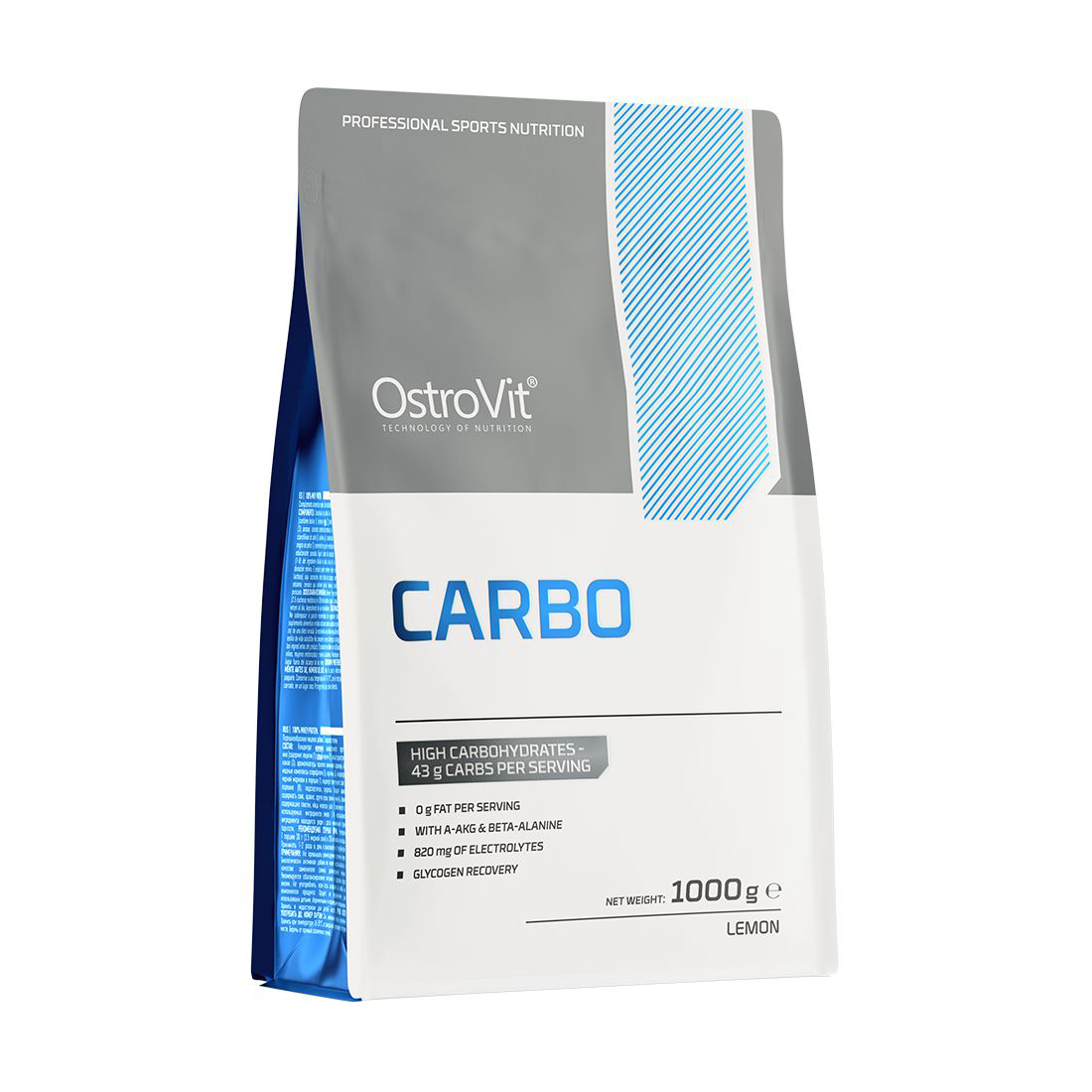 

Гейнер OstroVit Carbo Лимон, в порошку, 1 кг