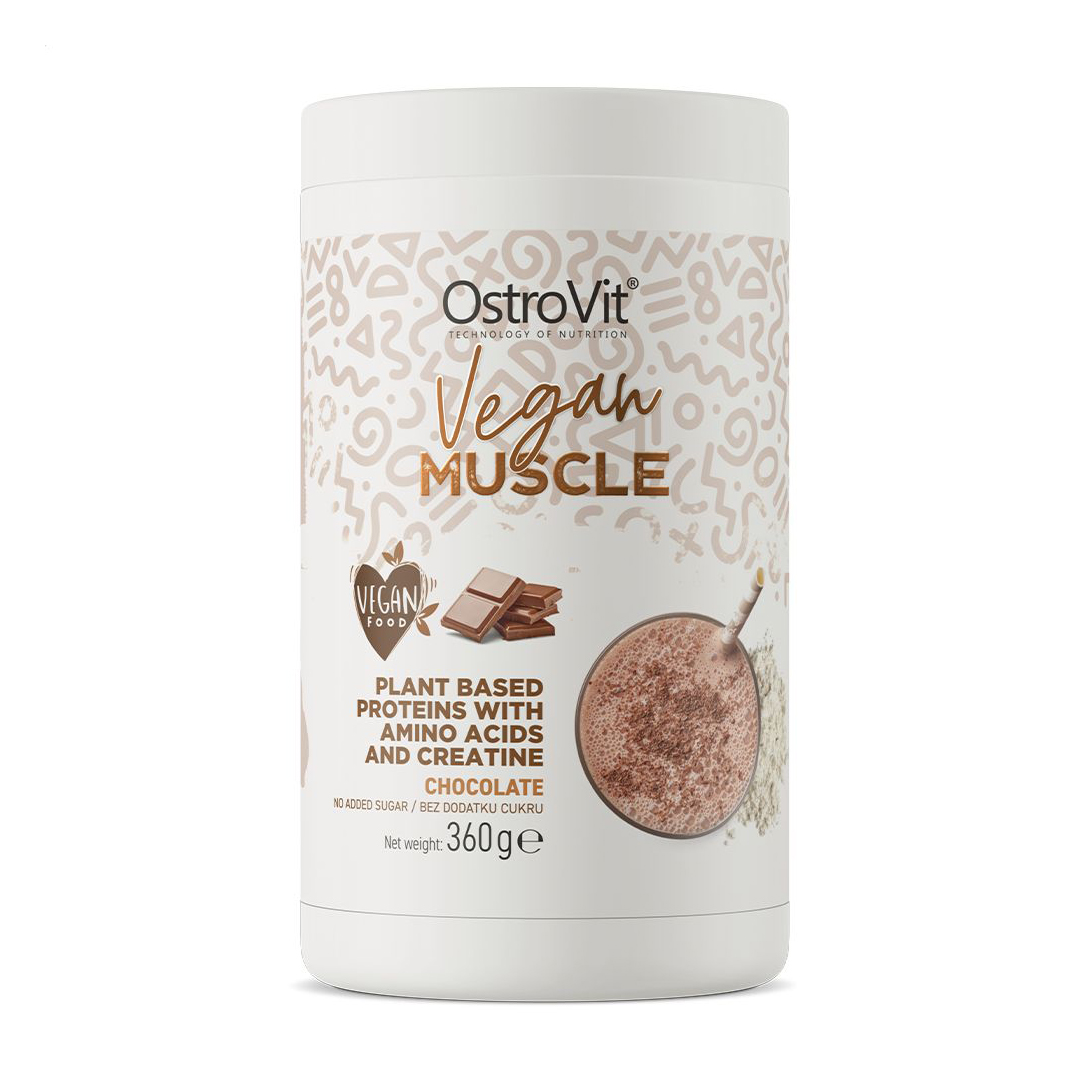 

Протеїн OstroVit Vegan Muscle Шоколад, в порошку, 360 г