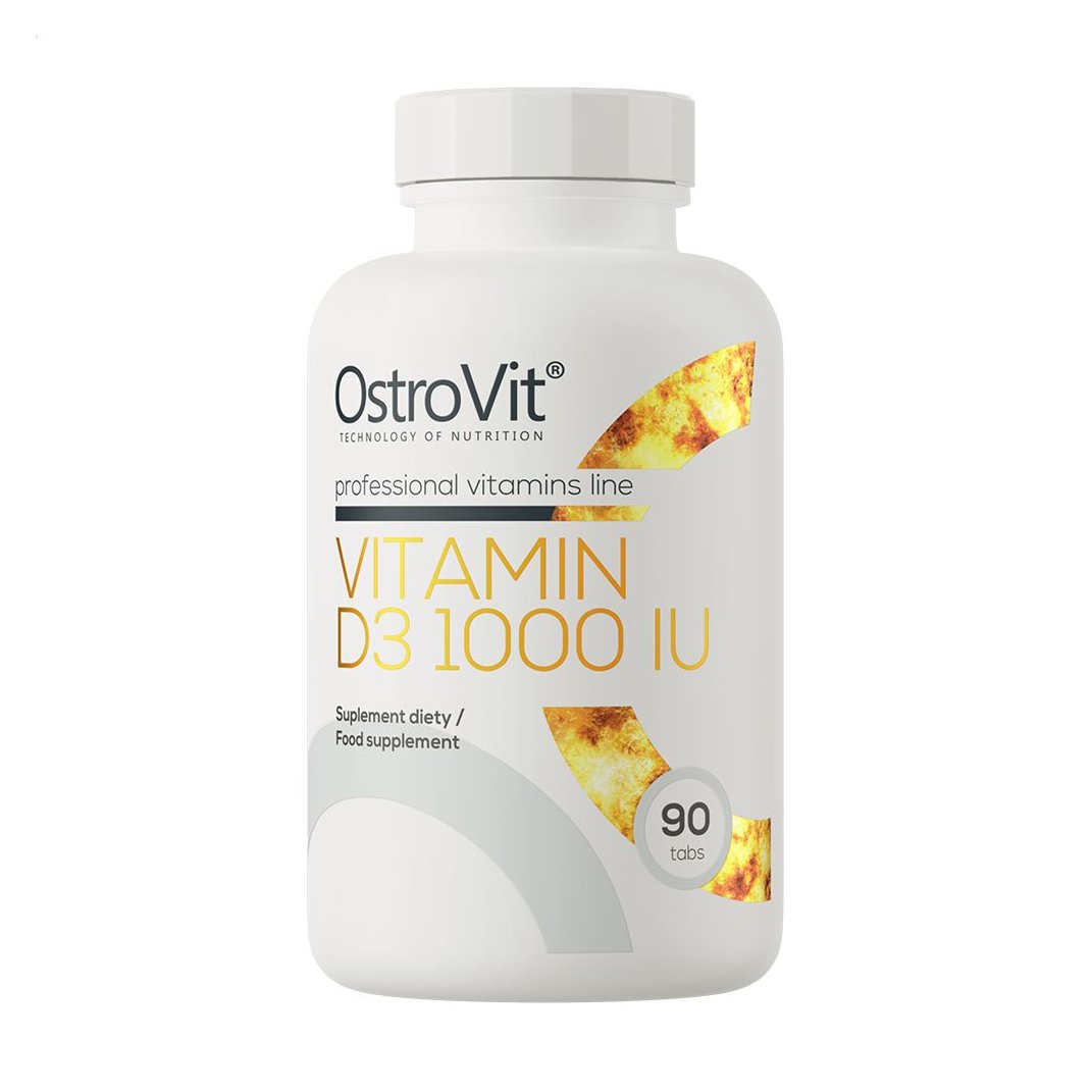 

Вітамін D3 OstroVit Vitamin D3 1000 МО, 90 таблеток
