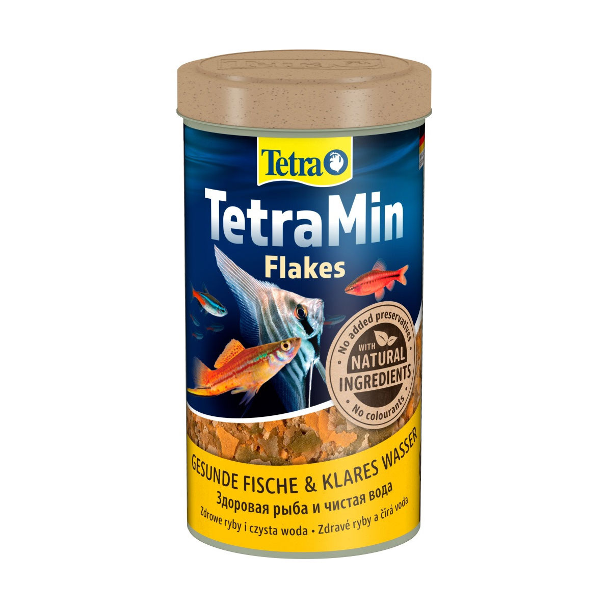 

Корм для акваріумних тропічних риб Tetra Min Flakes в пластівцях, 100 г