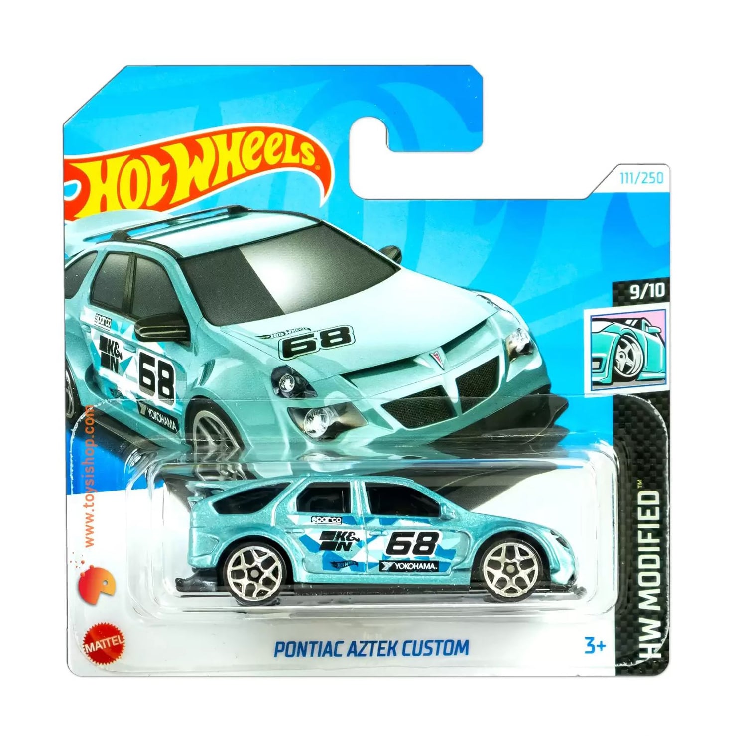

Базовий автомобіль Hot Wheels Pontiac Aztek Custom блакитний, від 3 років, 11*3.5*11 см (5785)