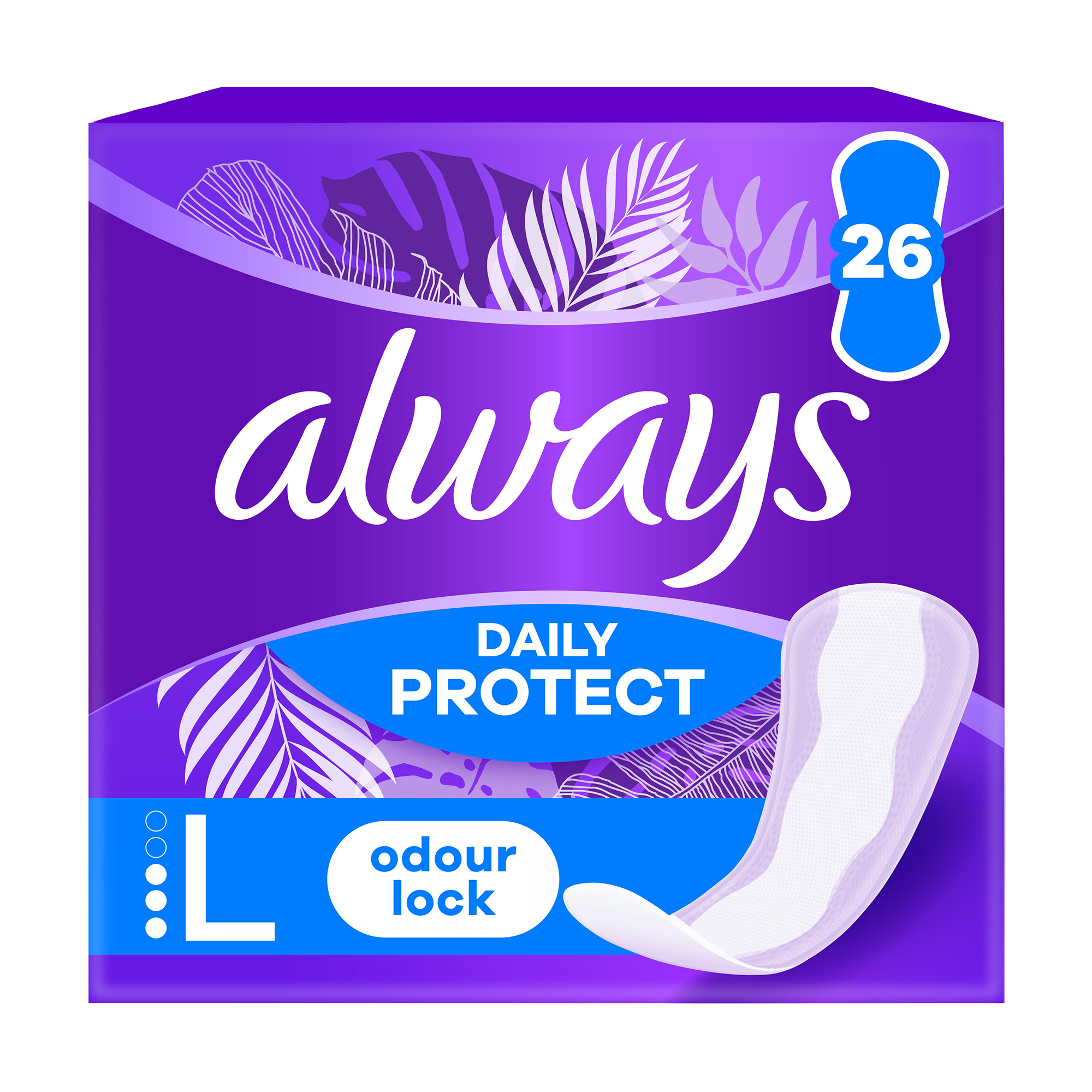 

Щоденні прокладки Always Daily Protect Long Нейтралізація запаху, 26 шт