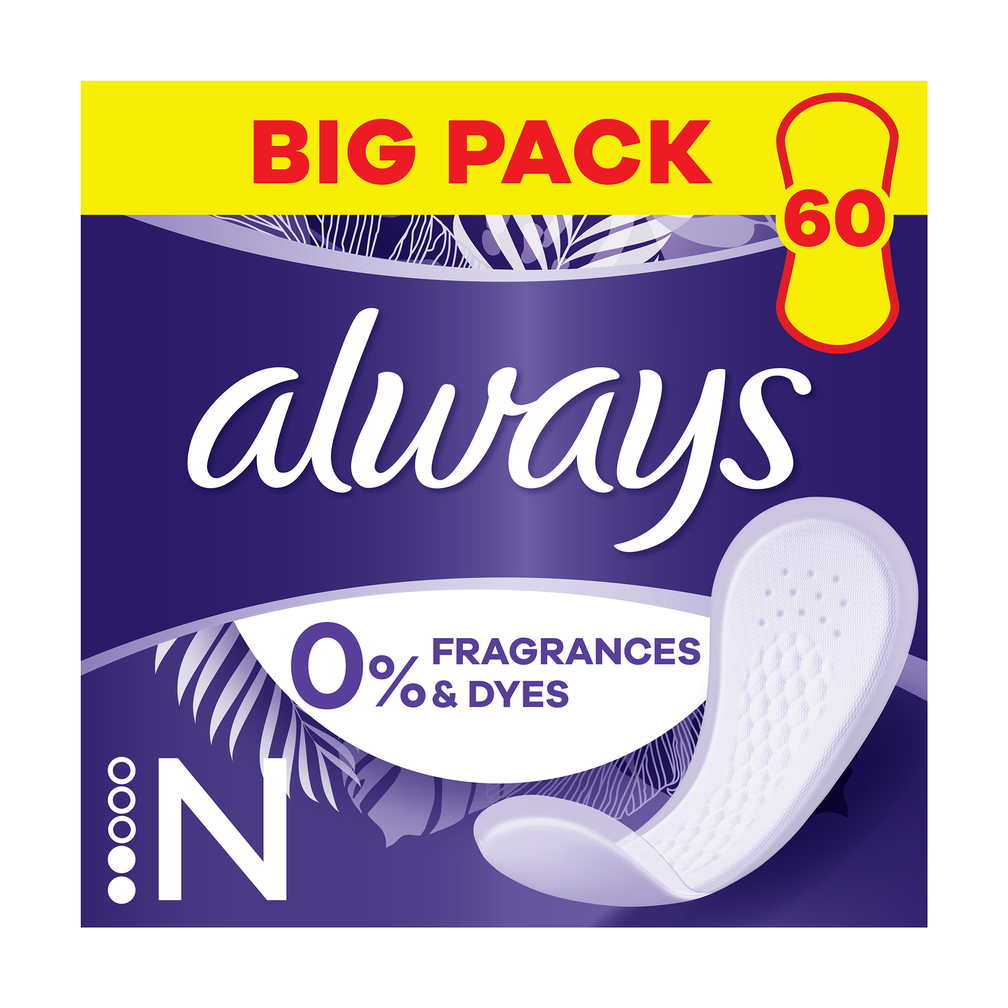 

Щоденні прокладки Always Daily Fresh Normal Без запаху, 60 шт